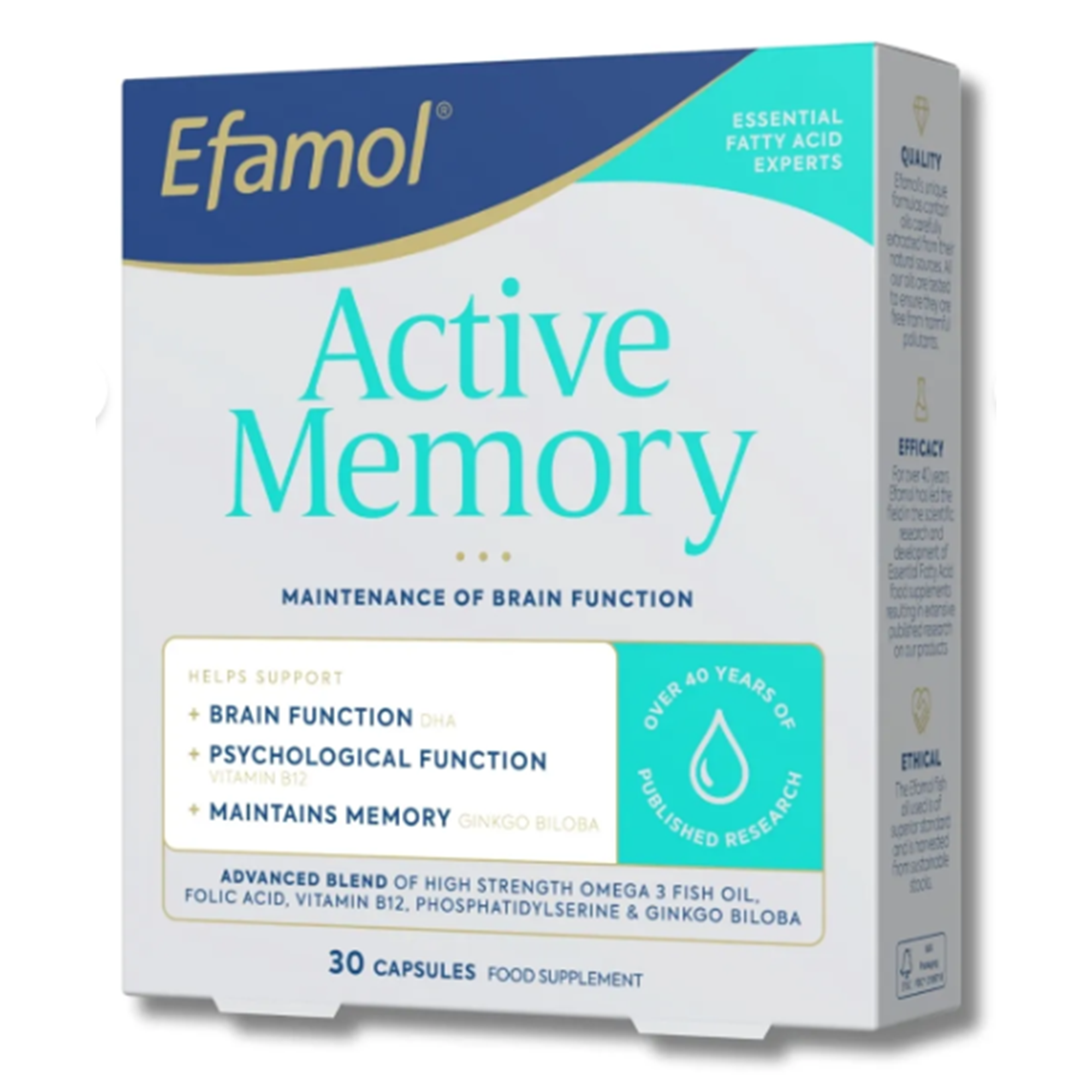 Efamol Active Memory 30 Bitkisel Kapsül