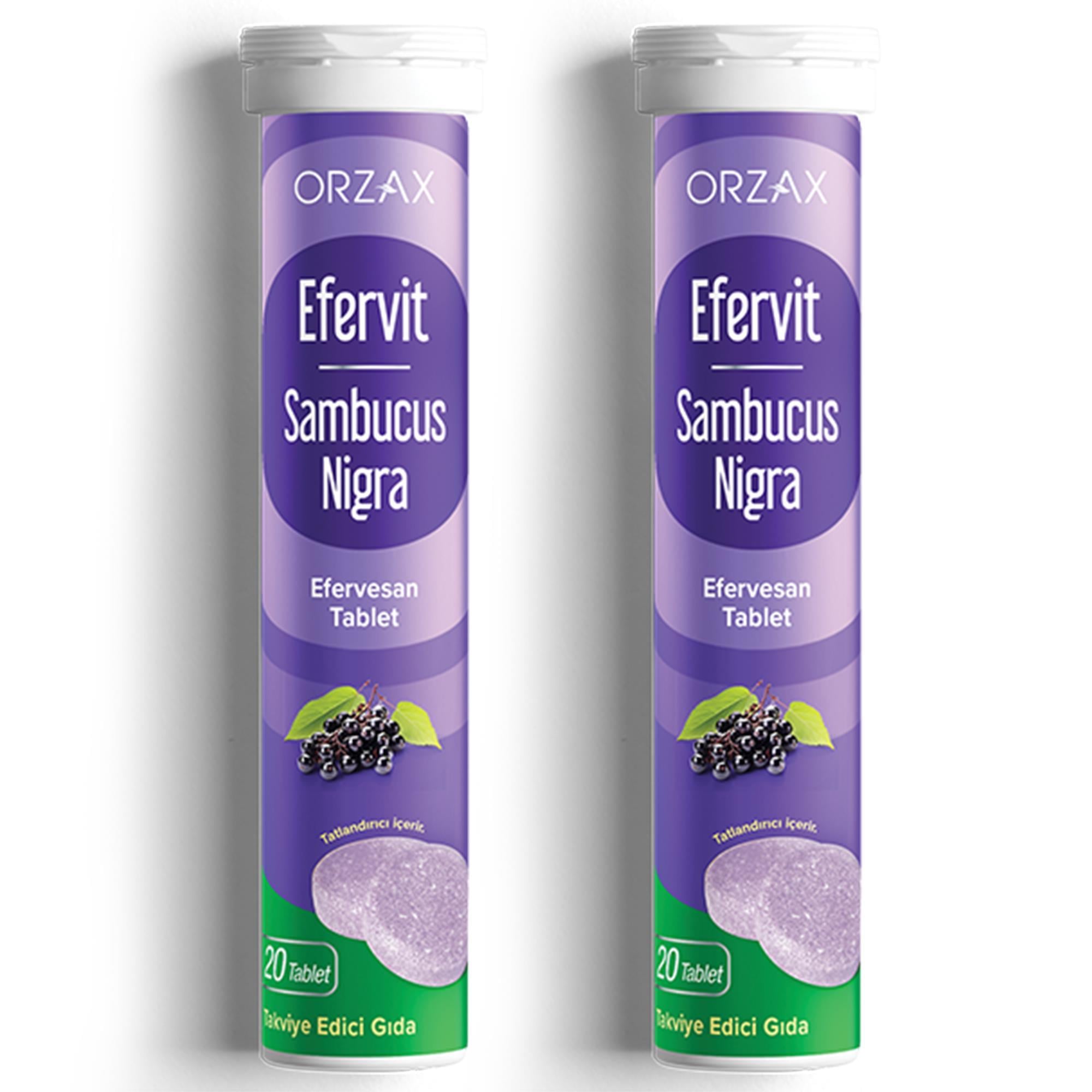 Efervit Sambucus Nigra 20 Efervesan Tablet 2 Adet