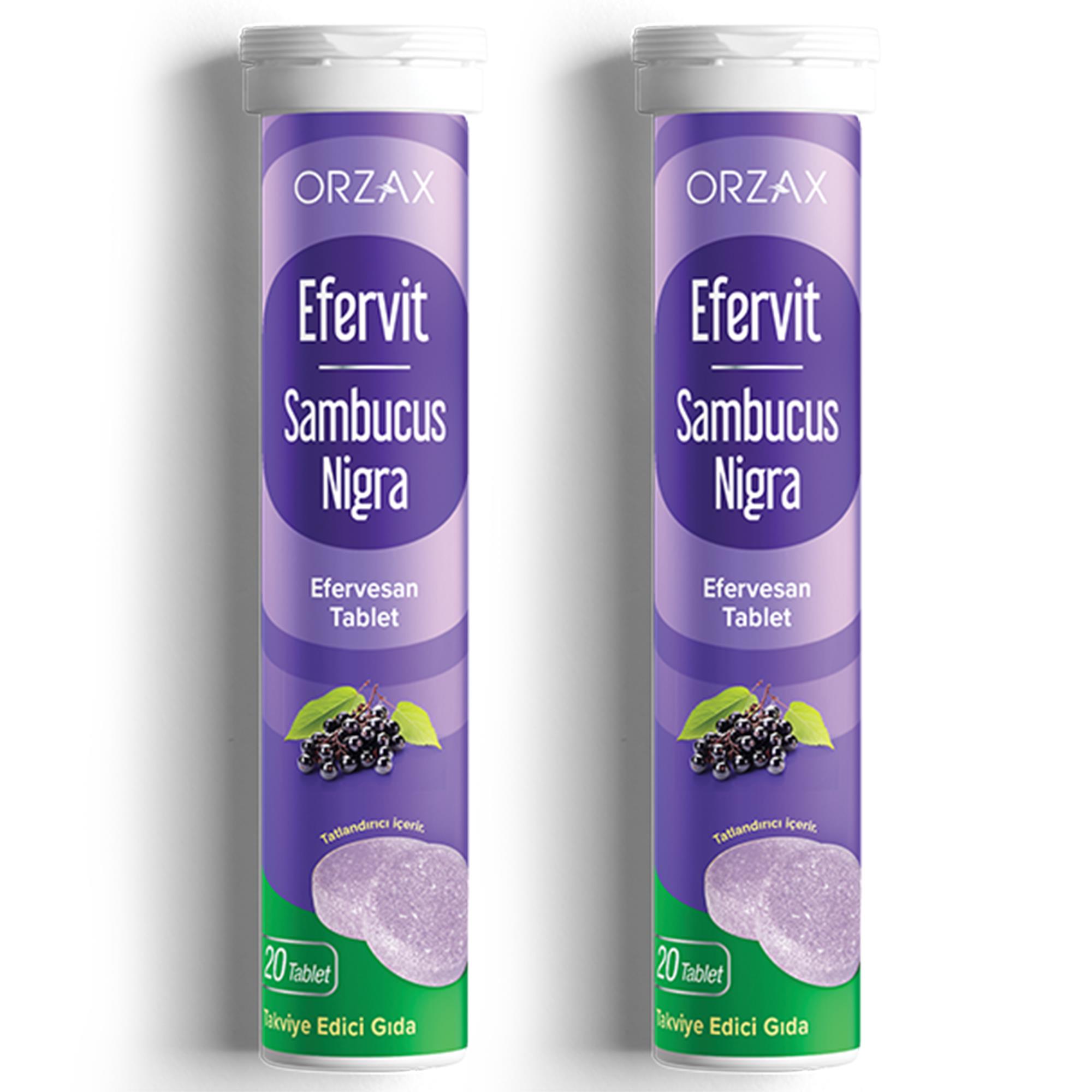 Efervit Sambucus Nigra 20 Efervesan Tablet 2 Adet