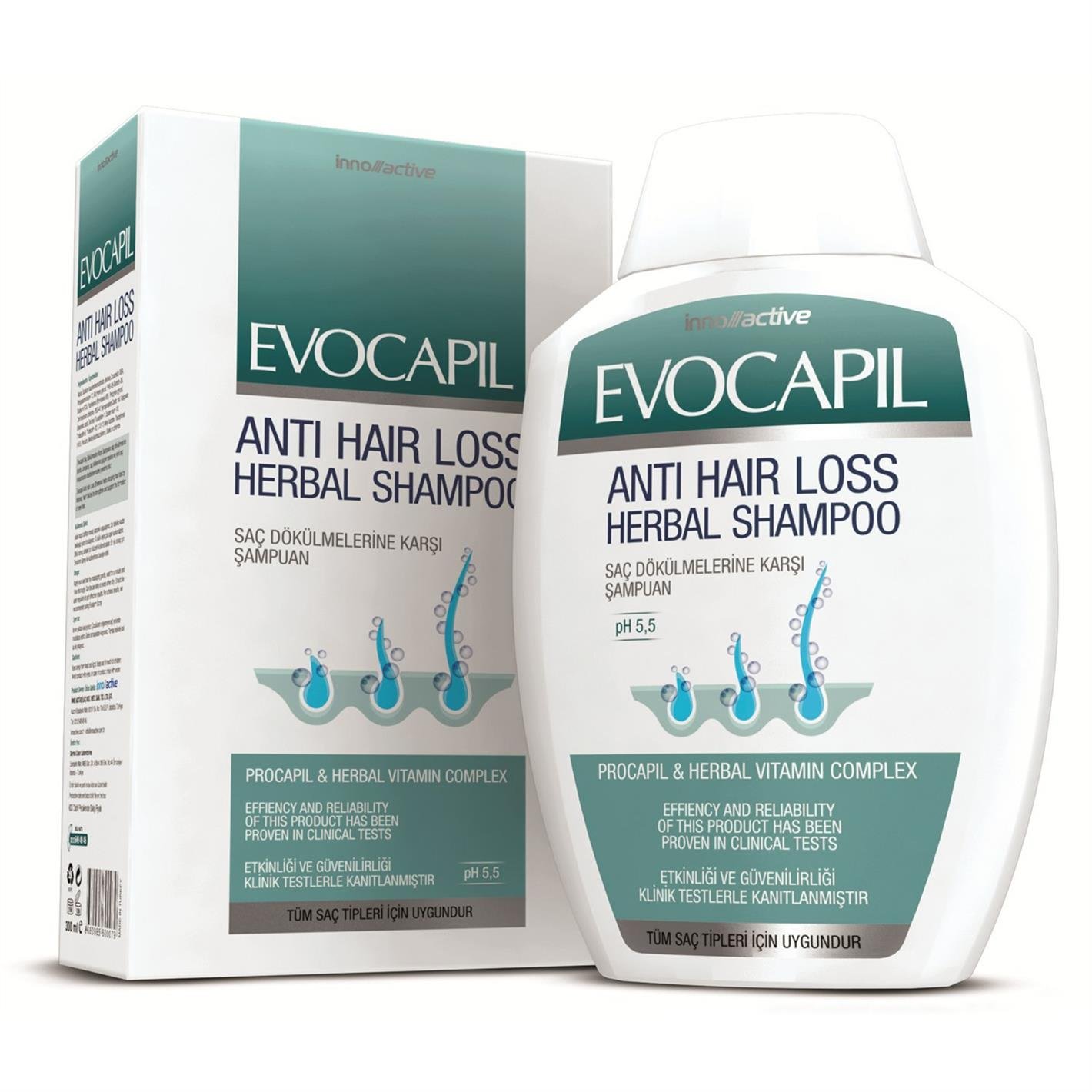 Evocapil Anti Hair Loss Shampoo 300 ml Fiyatları VitaminSAN