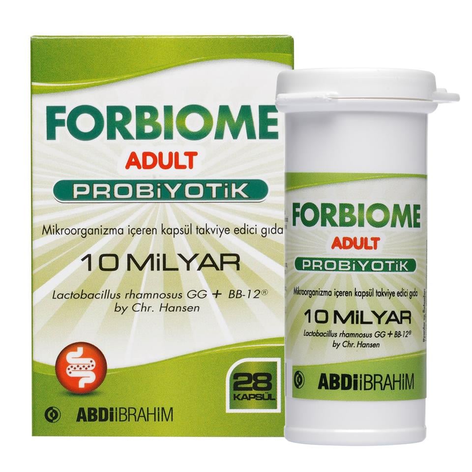 Forbiome Adult Probiyotik Takviye Edici Gıda 28 Kapsül