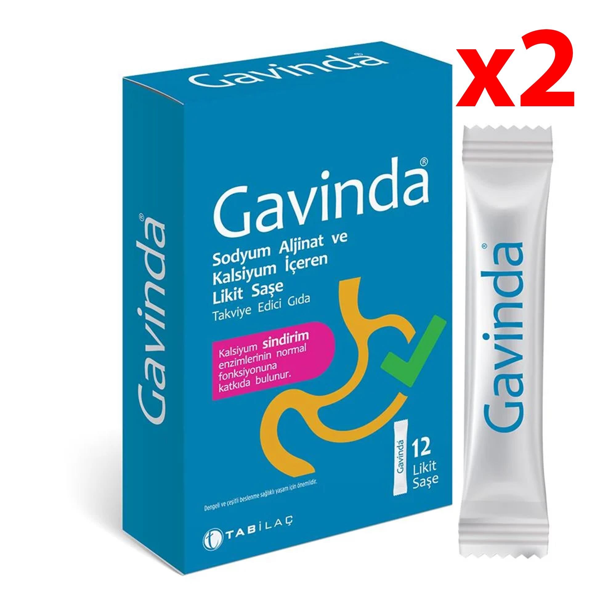 Gavinda 10 ml x 12 Likit Şase 2 Adet