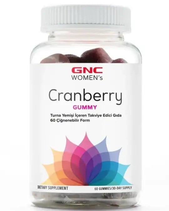 GNC Women's Cranberry – 60 Çiğnenebilir Form