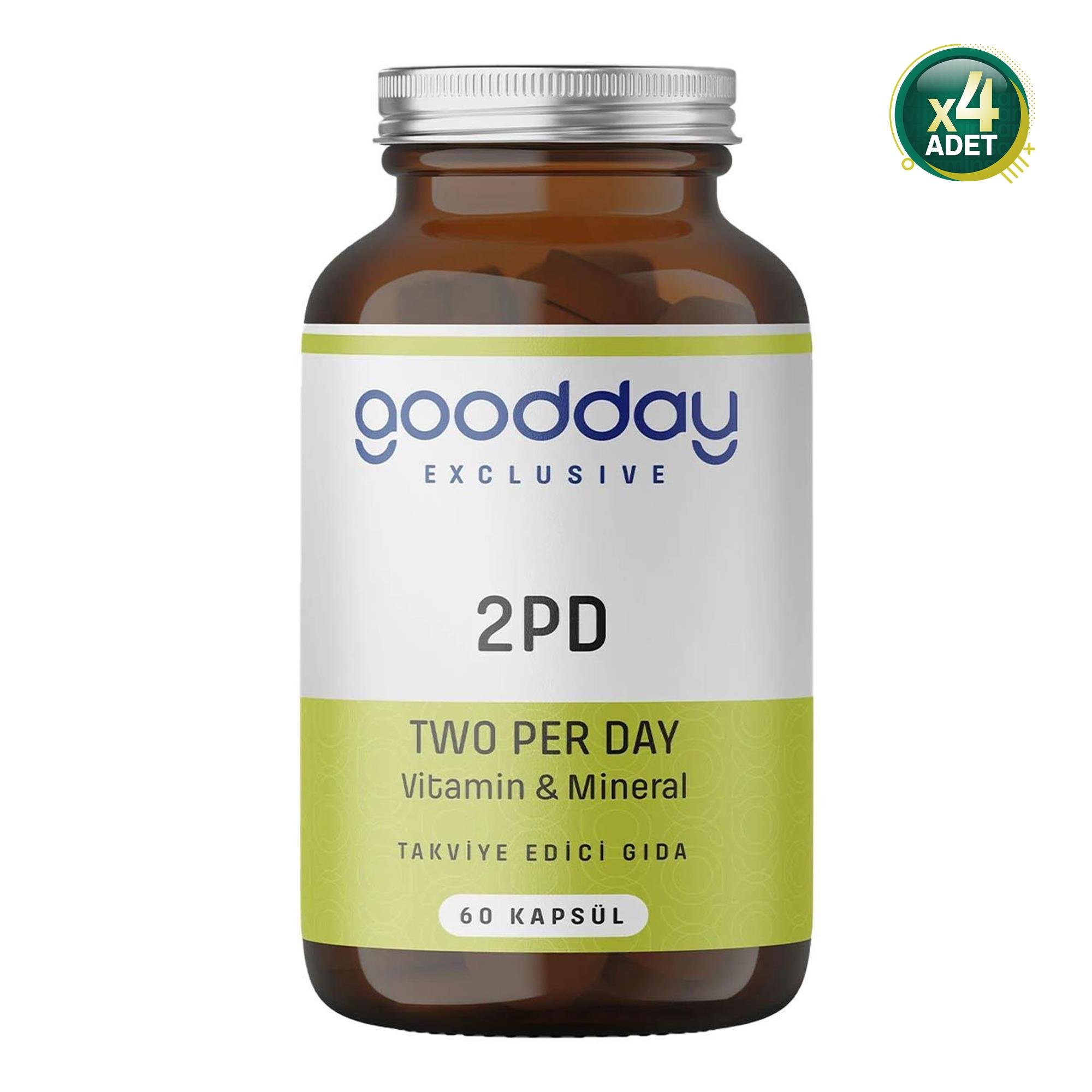 Goodday 2PD Two Per Day 60 Kapsül 4 Adet