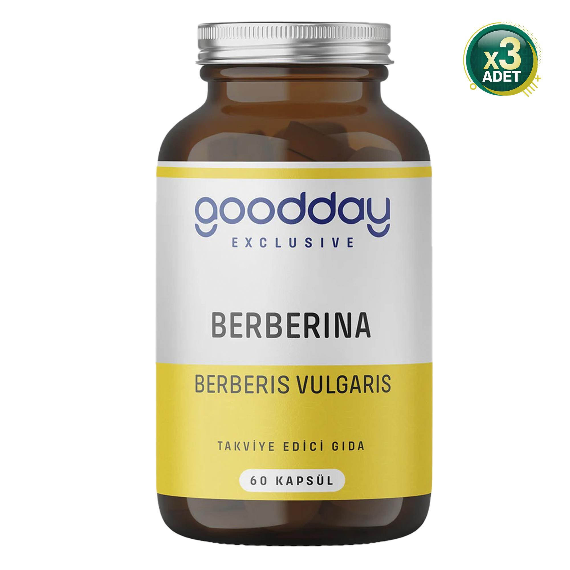 Goodday Berberina 60 Kapsül 3 Adet