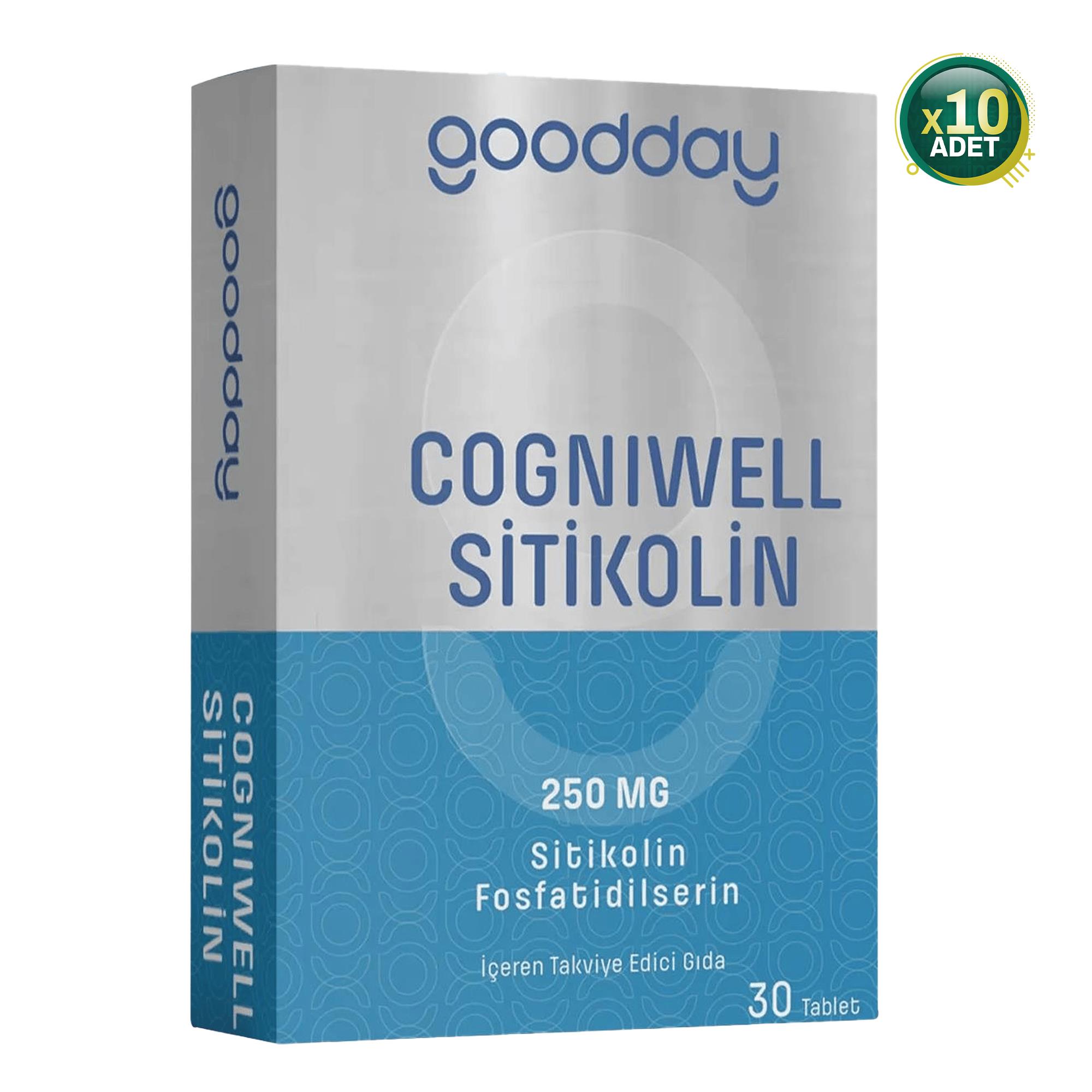 Goodday Cogniwell Sitikolin 30 Tablet 10 Adet