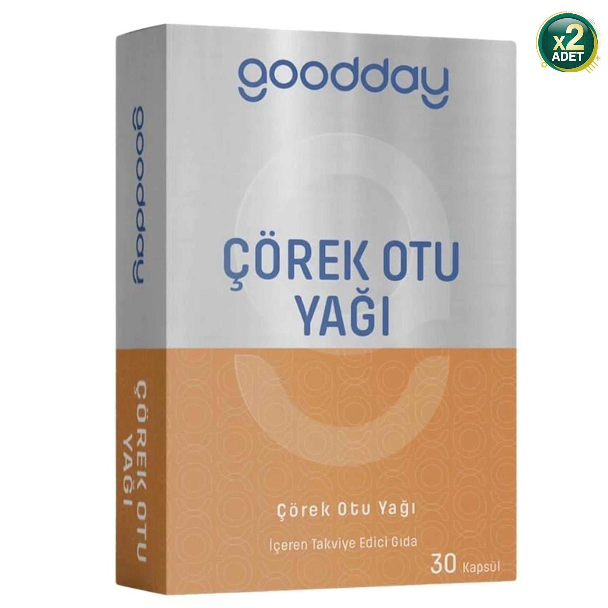 Goodday Çörek Otu Yağı 30 Likit Kapsül 2 Adet