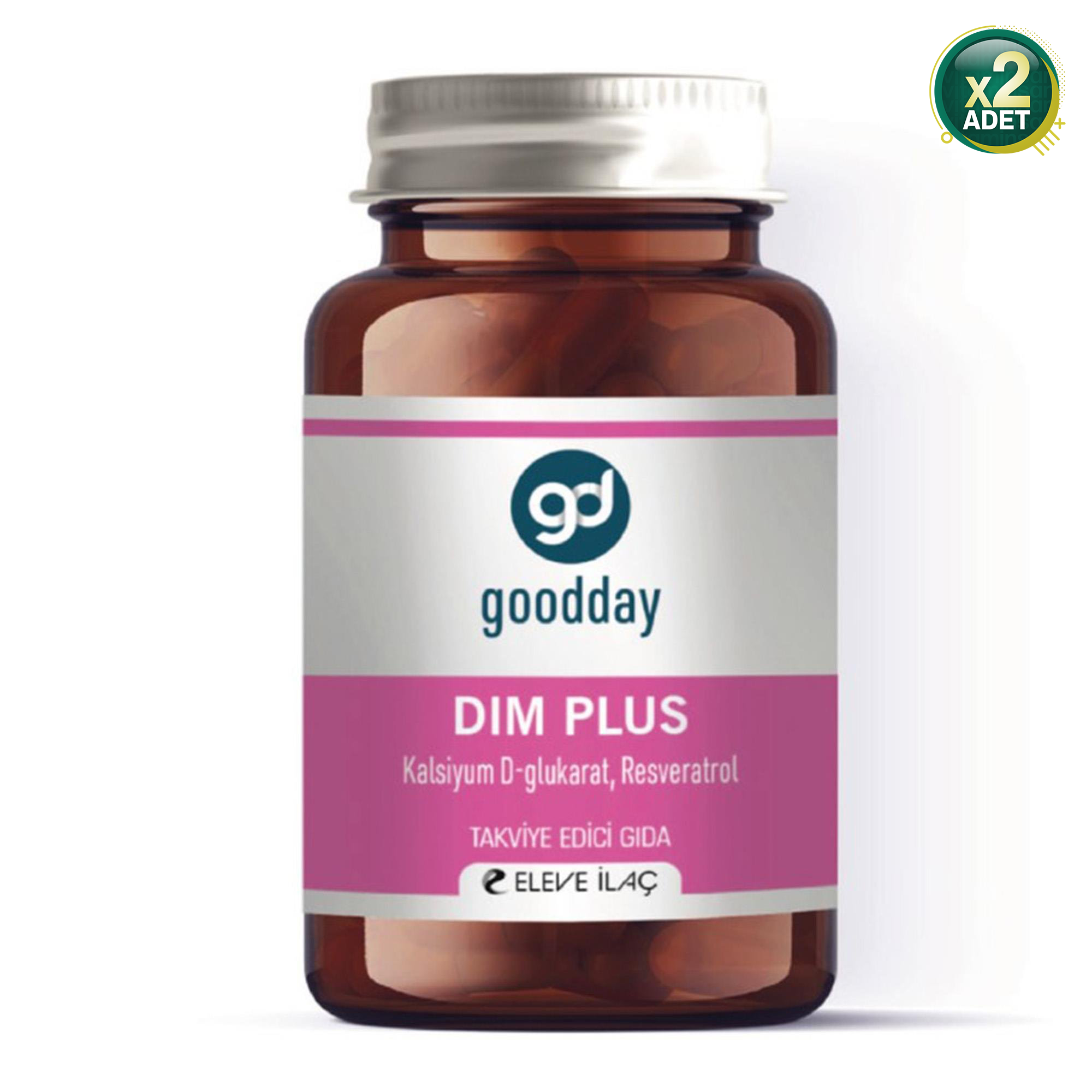 GOODDAY DIM PLUS 60 TABLET TAKVİYE EDİCİ GIDA 2 ADET