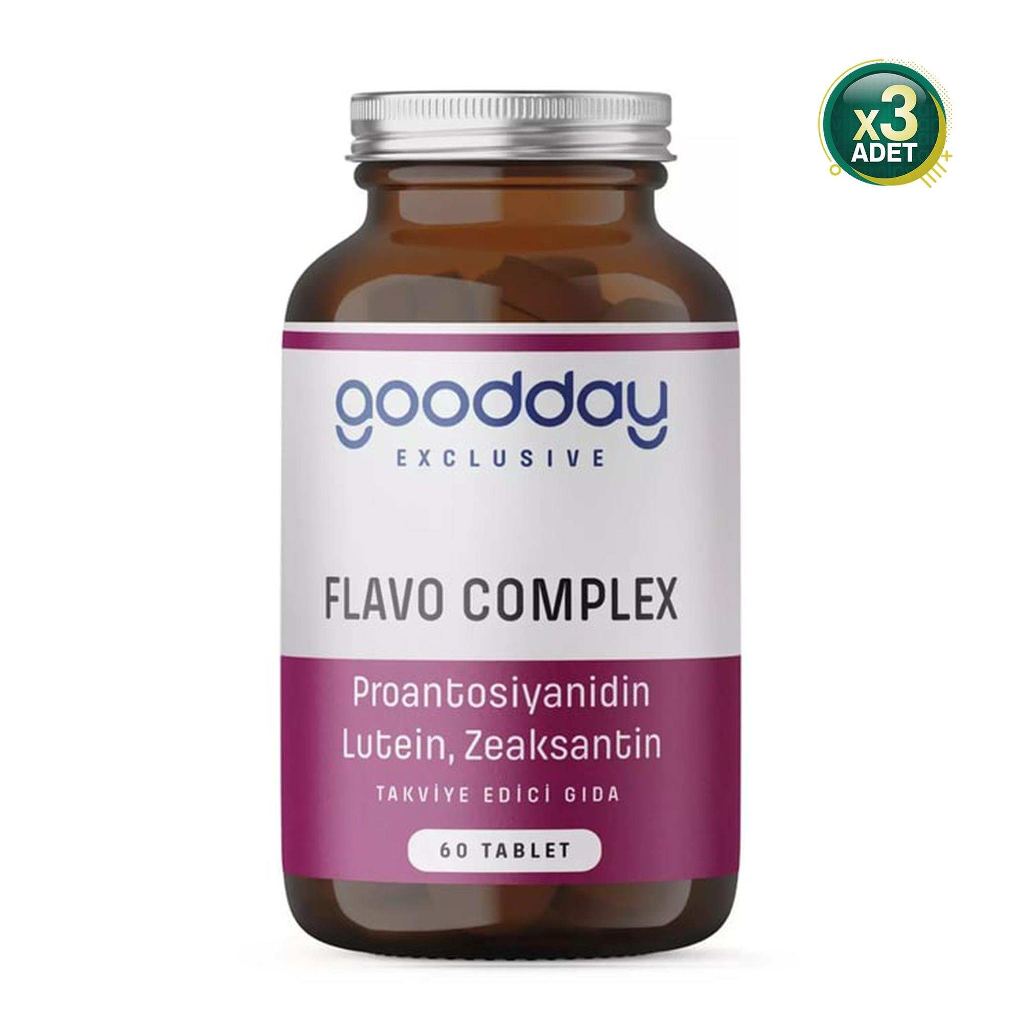 Goodday Flavo Complex 60 Tablet 3 Adet