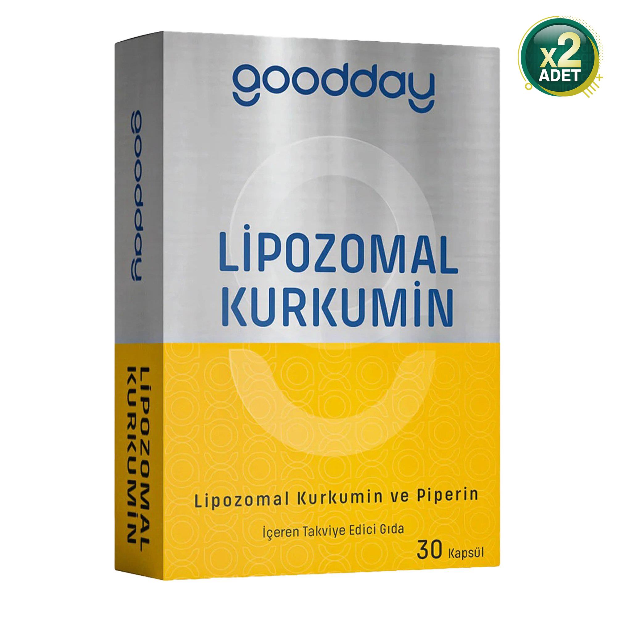 Goodday LİPOZOMAL KURKUMİN 30 LİKİT KAPSÜL 2 ADET