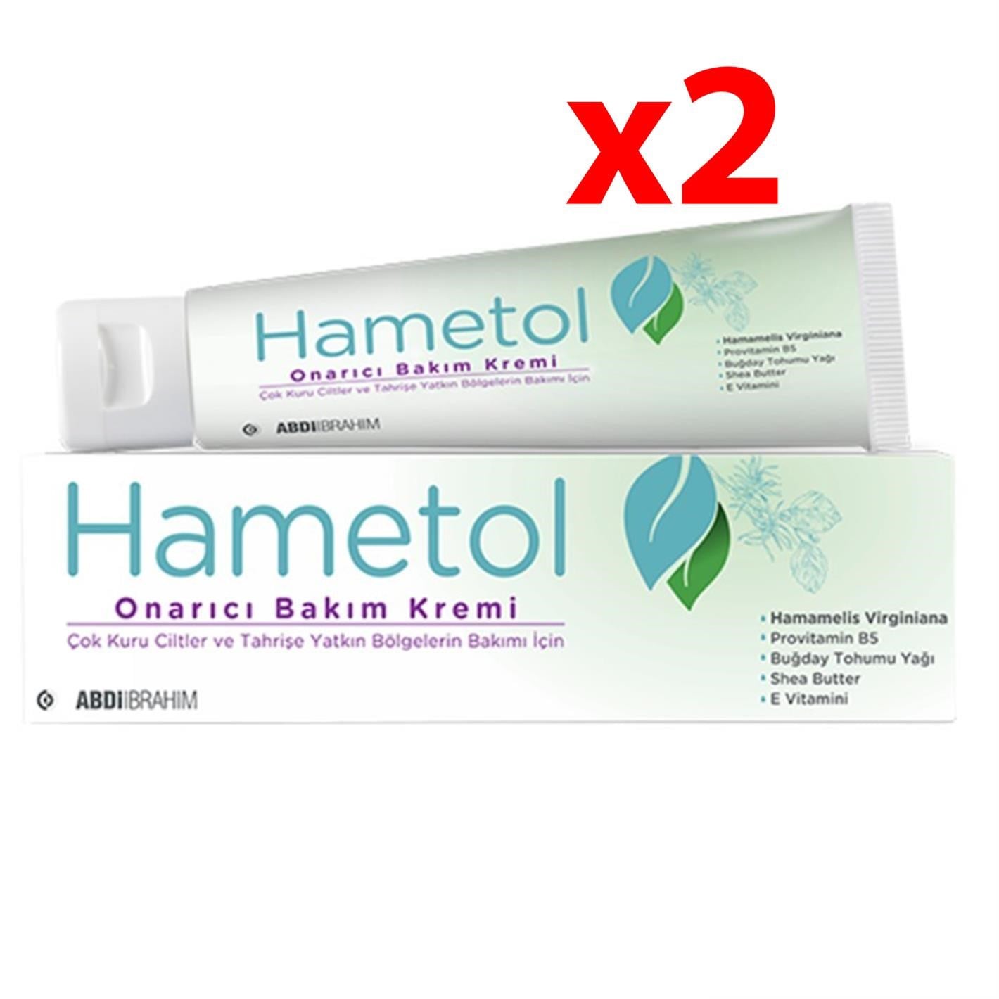 Hametol Çok Kuru Ciltler İçin Onarıcı Bakım Kremi 30 g 2 Adet