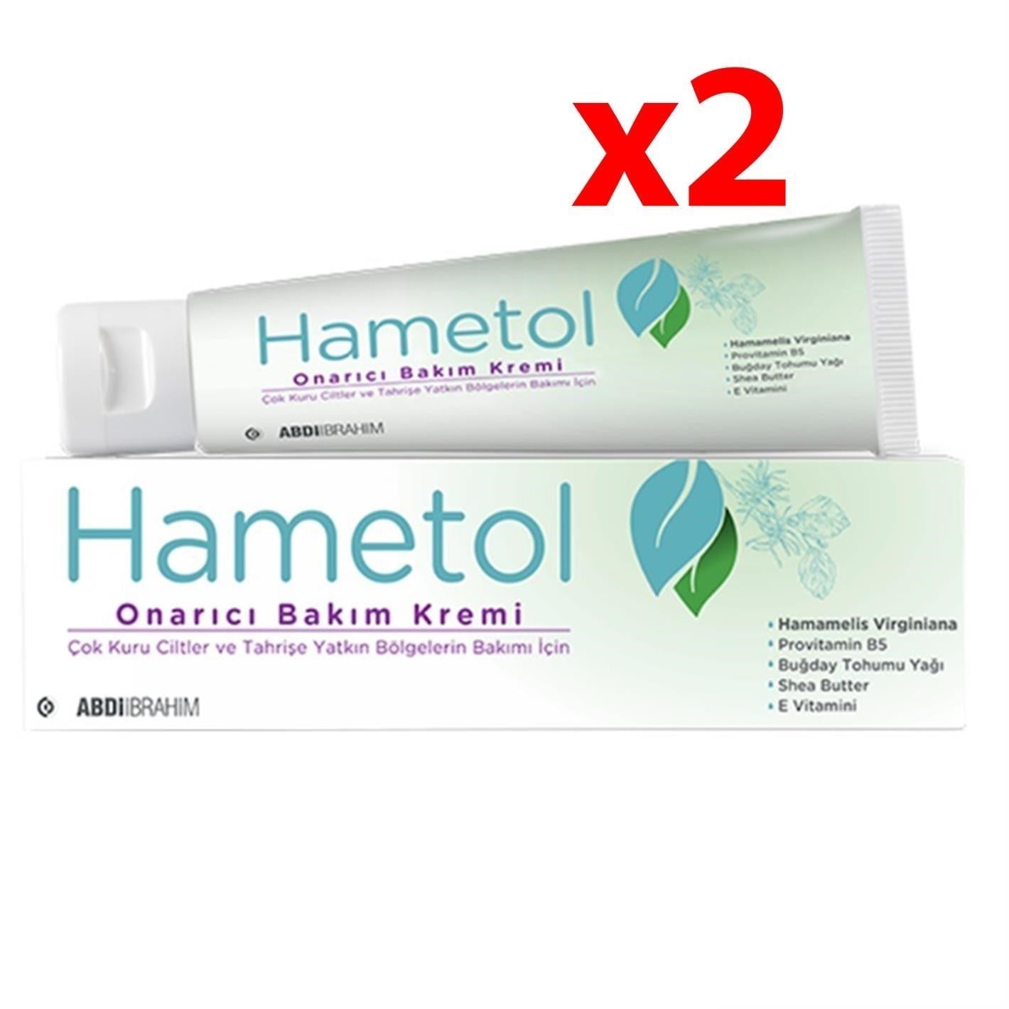 Hametol Çok Kuru Ciltler İçin Onarıcı Bakım Kremi 30 g 2 Adet
