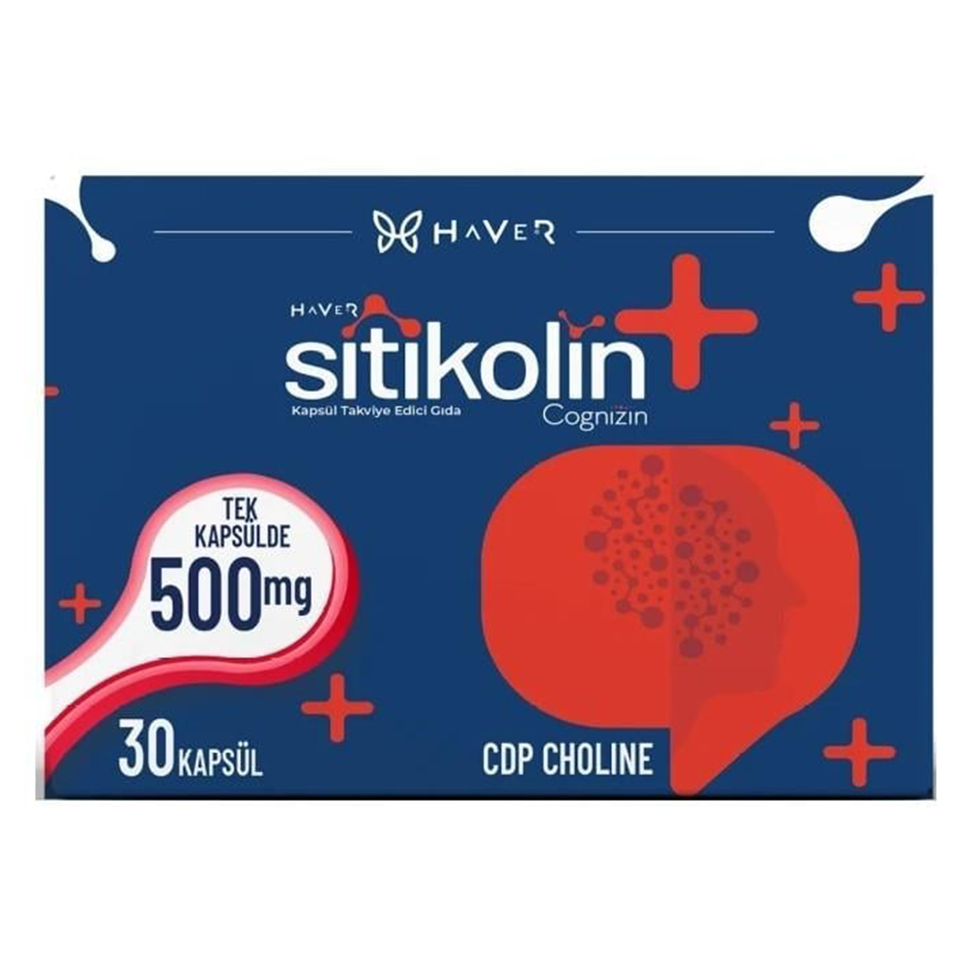 Haver Sitikolin Cognizin 500 mg 30 Kapsül
