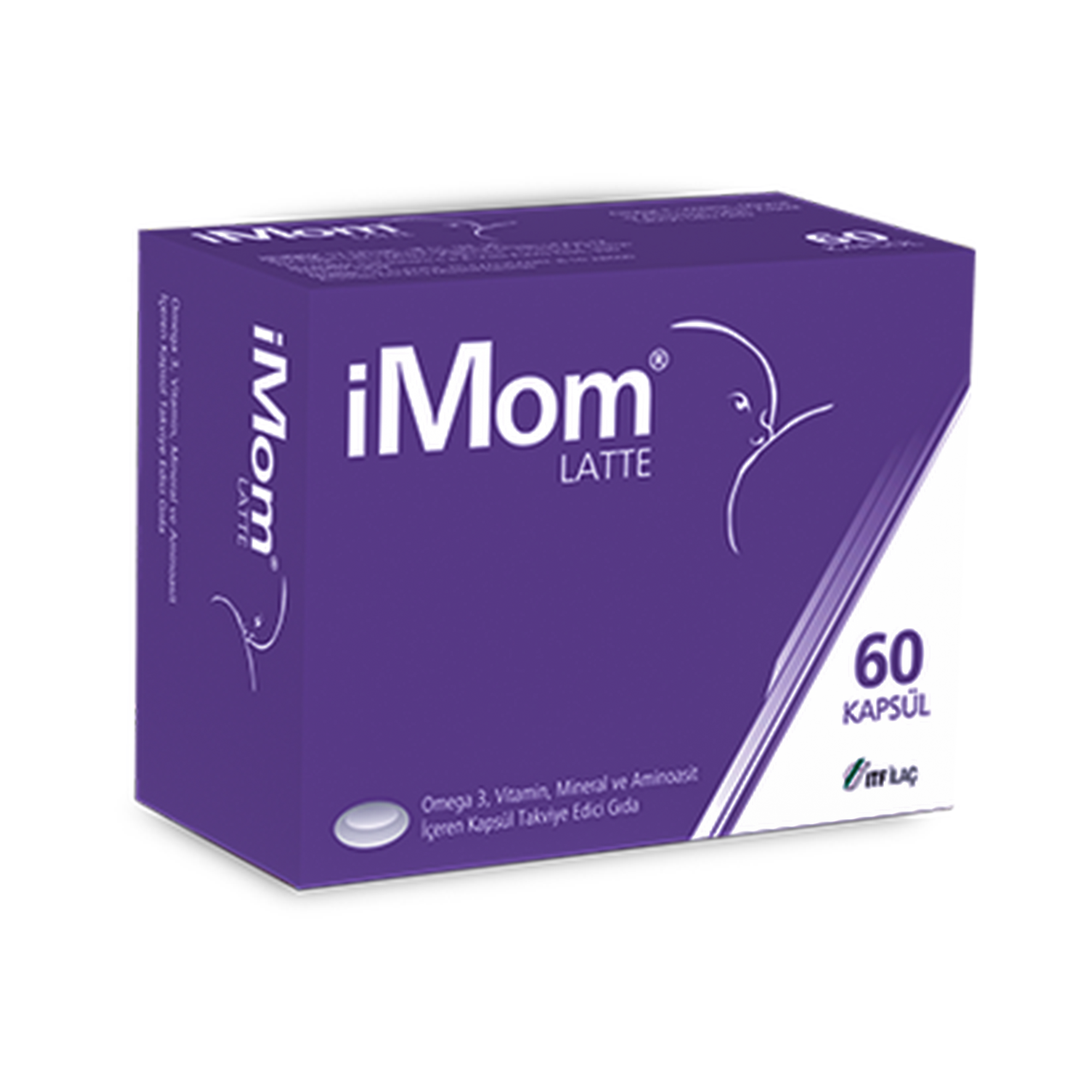 iMom Latte Omega 3 Takviye Edici Gıda 60 Kapsül