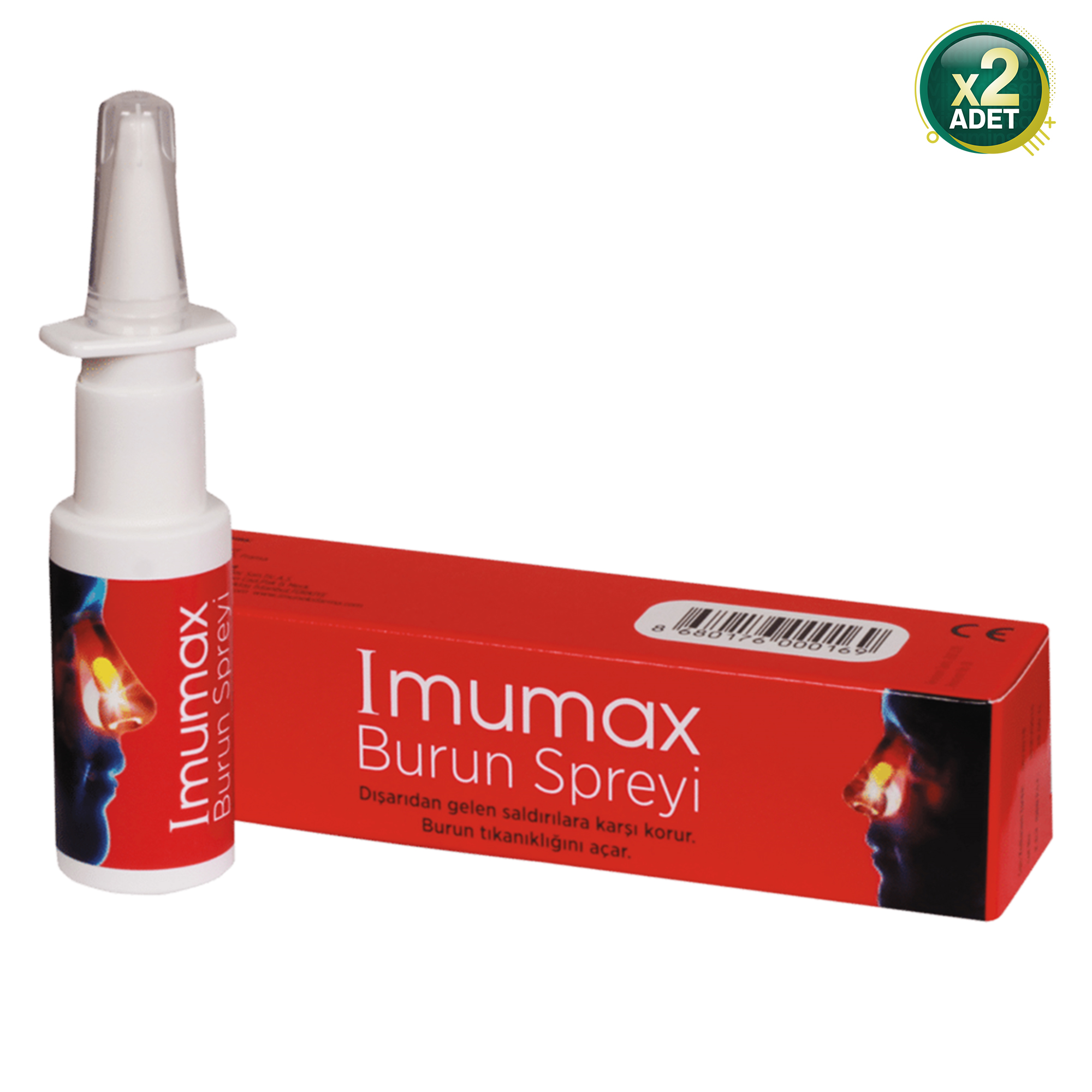 Imumax Burun Spreyi 15 ml 2 'li Paket