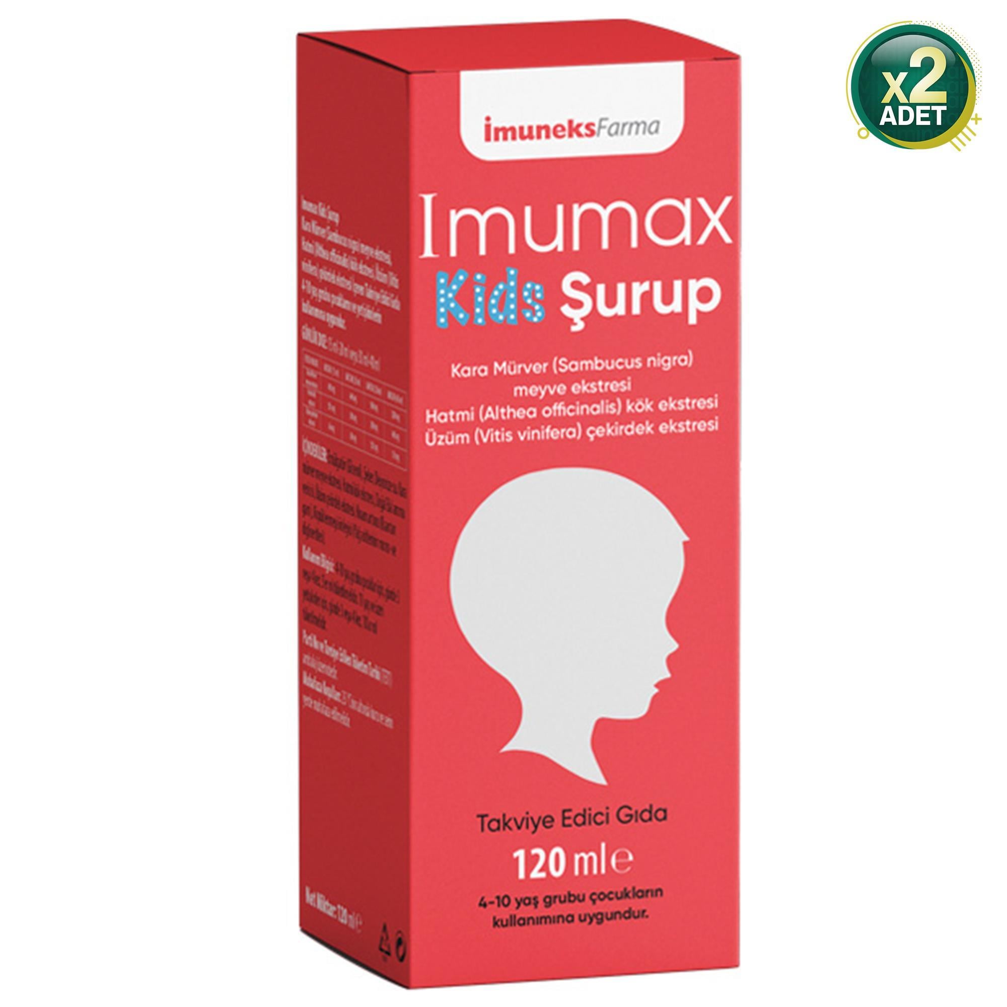 Imumax Kids Şurup 120 ml 2 Adet