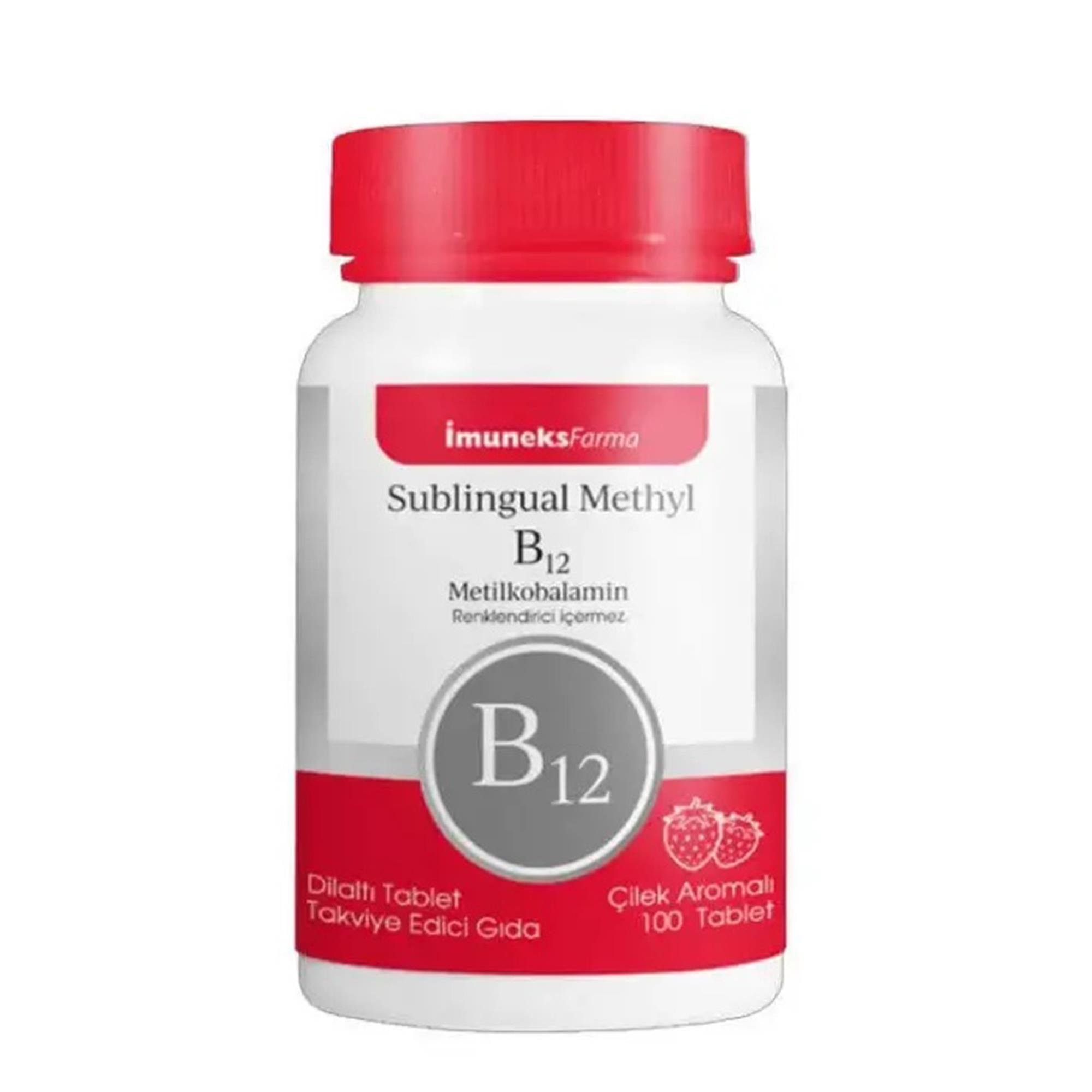 Imuneks Farma Sublingual Methyl B12 100 Tablet