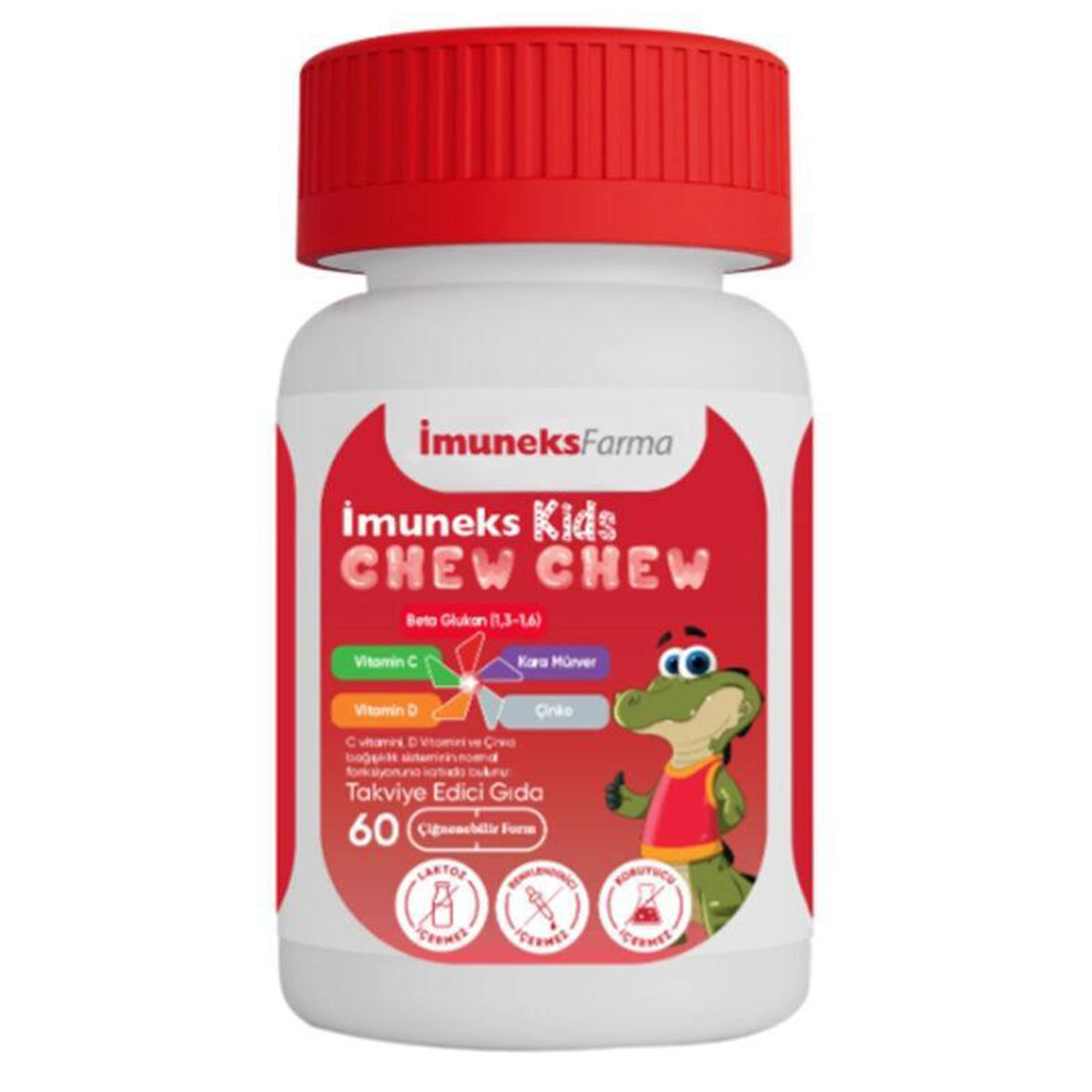 Imuneks Kids Chew Chew 60 Çiğnenebilir Form