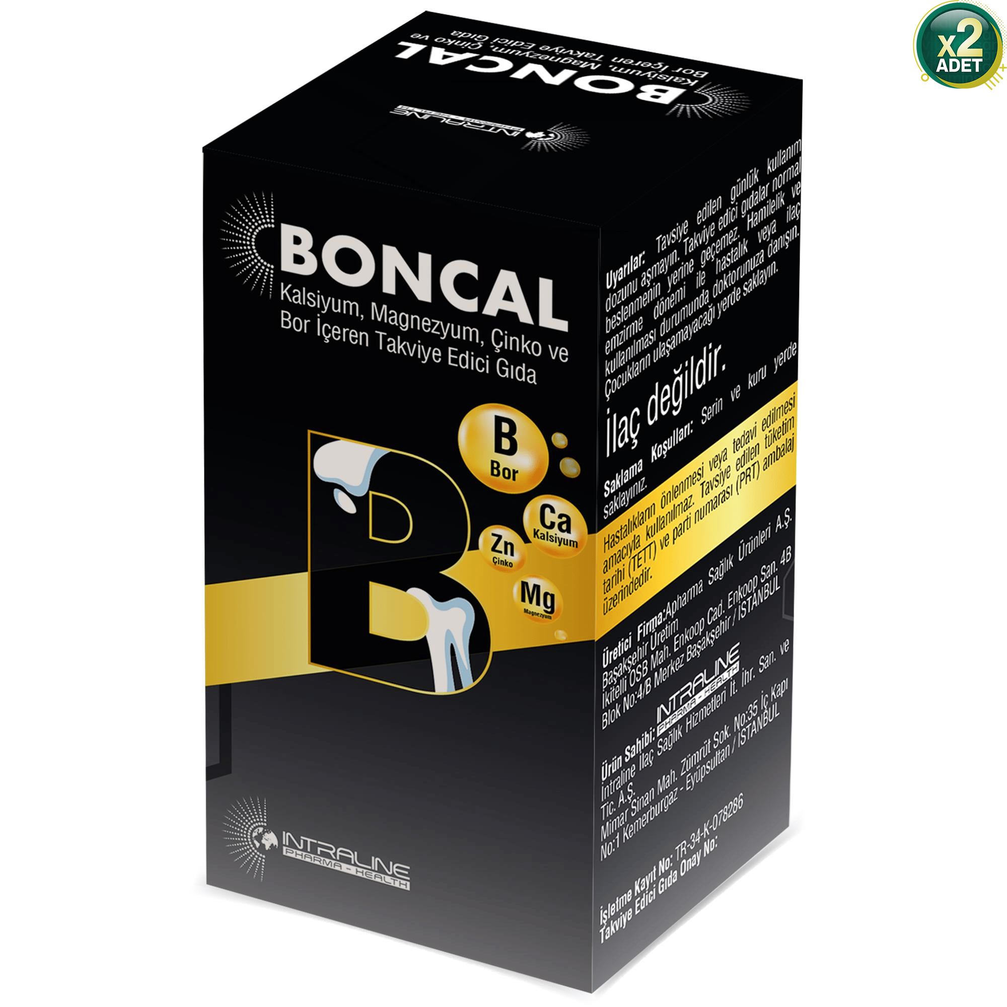 Intraline Boncal 60 Tablet 2 Adet