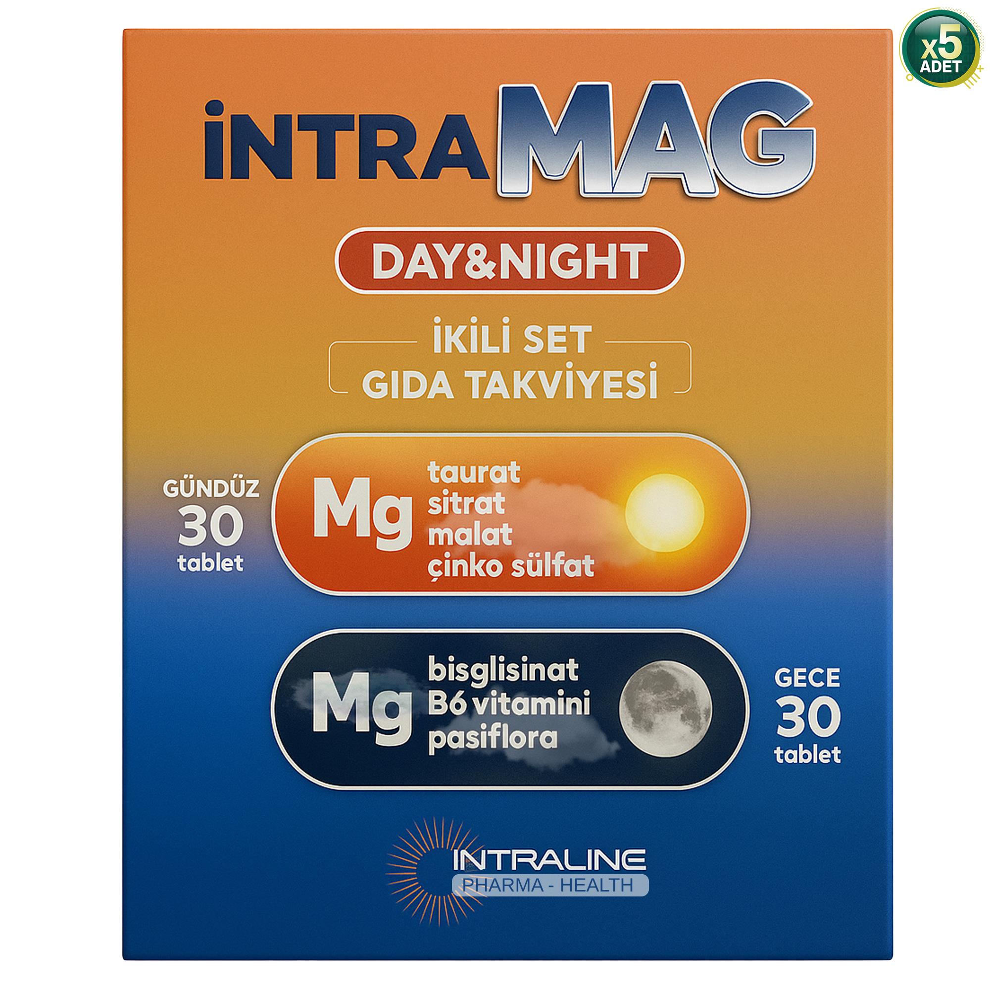 İntramag Day Night 30+30 Tablet 5 Adet