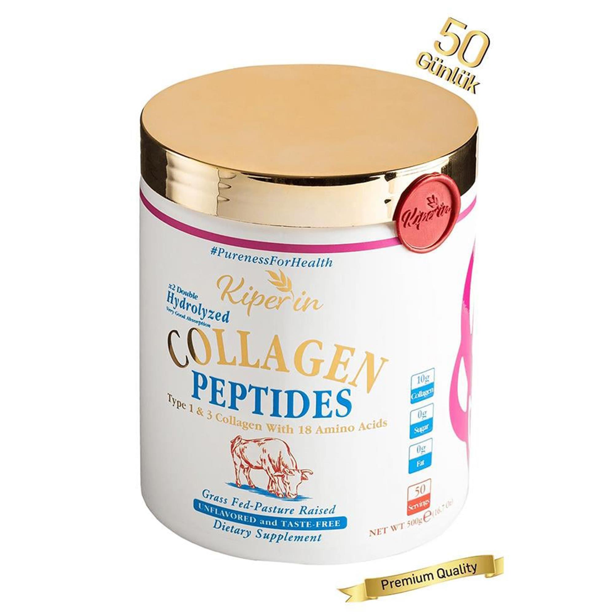 Kiperin Collagen Peptides 50 Günlük 500 gr
