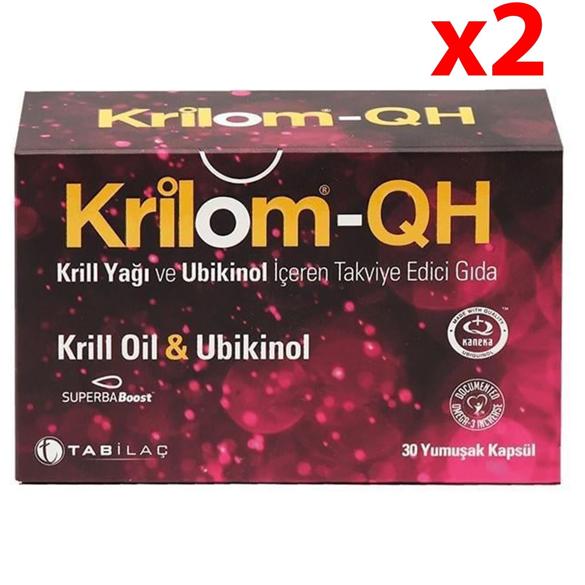 Krilom QH 30 Yumuşak Kapsül 2 Adet