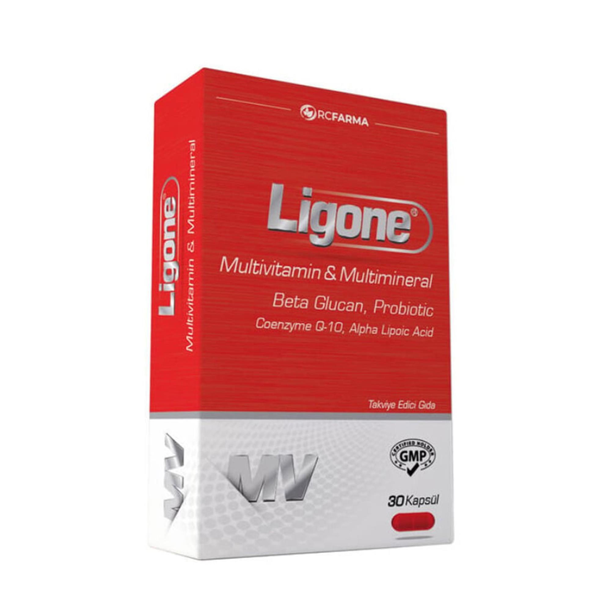 Ligone Beta Glucan Probiotic Multivitamin 30 Kapsül