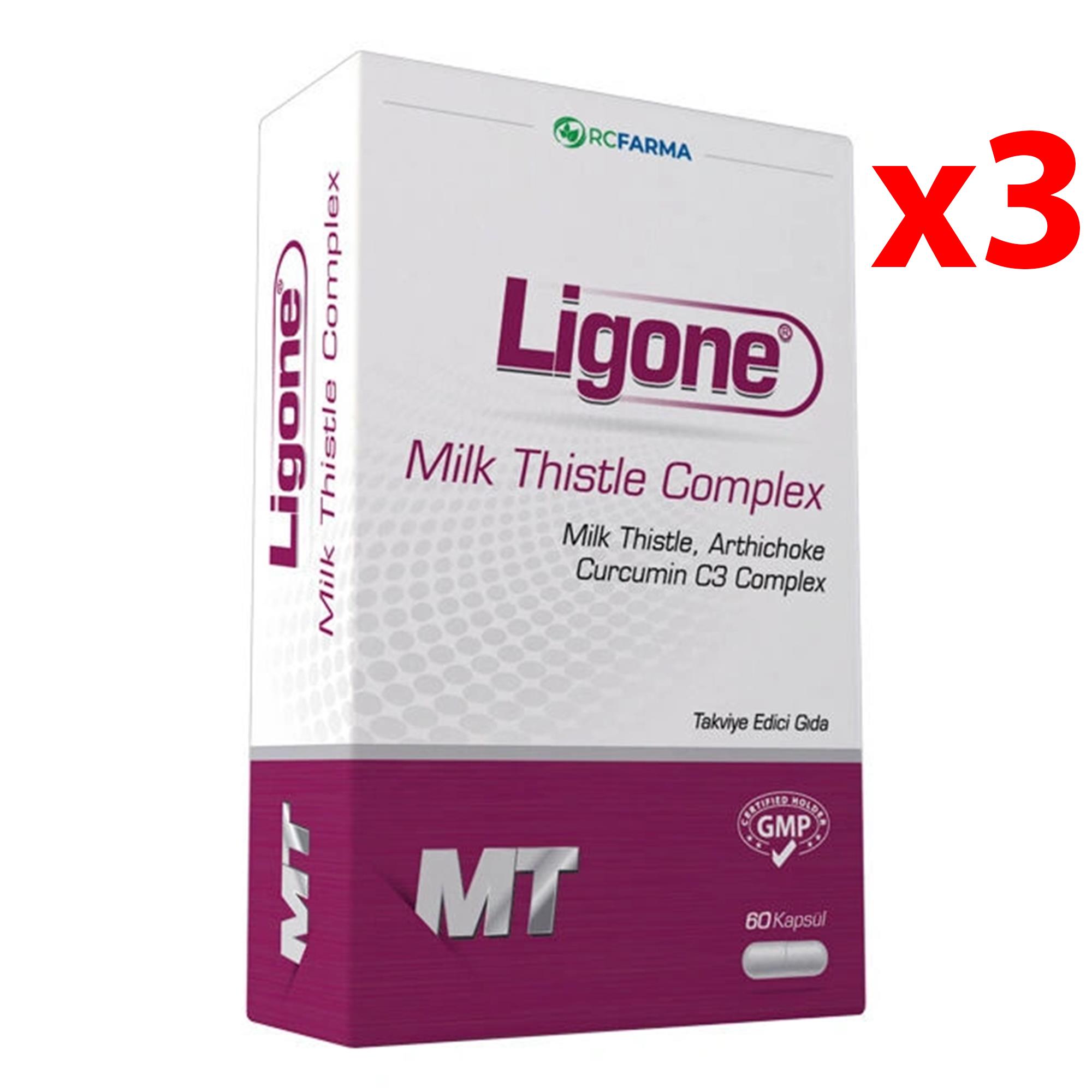 Ligone Milk Thistle 60 Kapsül 3 Adet