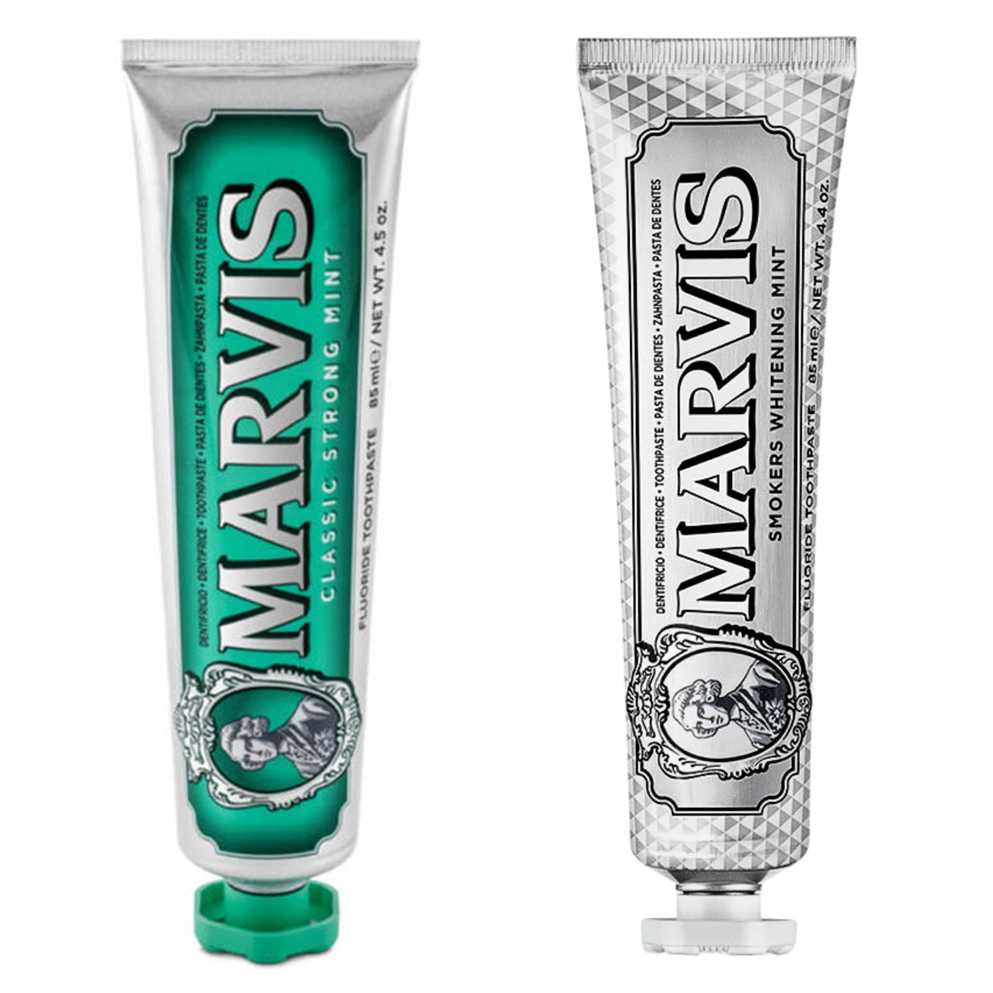 Marvis 85 ml Smokers + Marvis Classic Strong Mint 85 ml