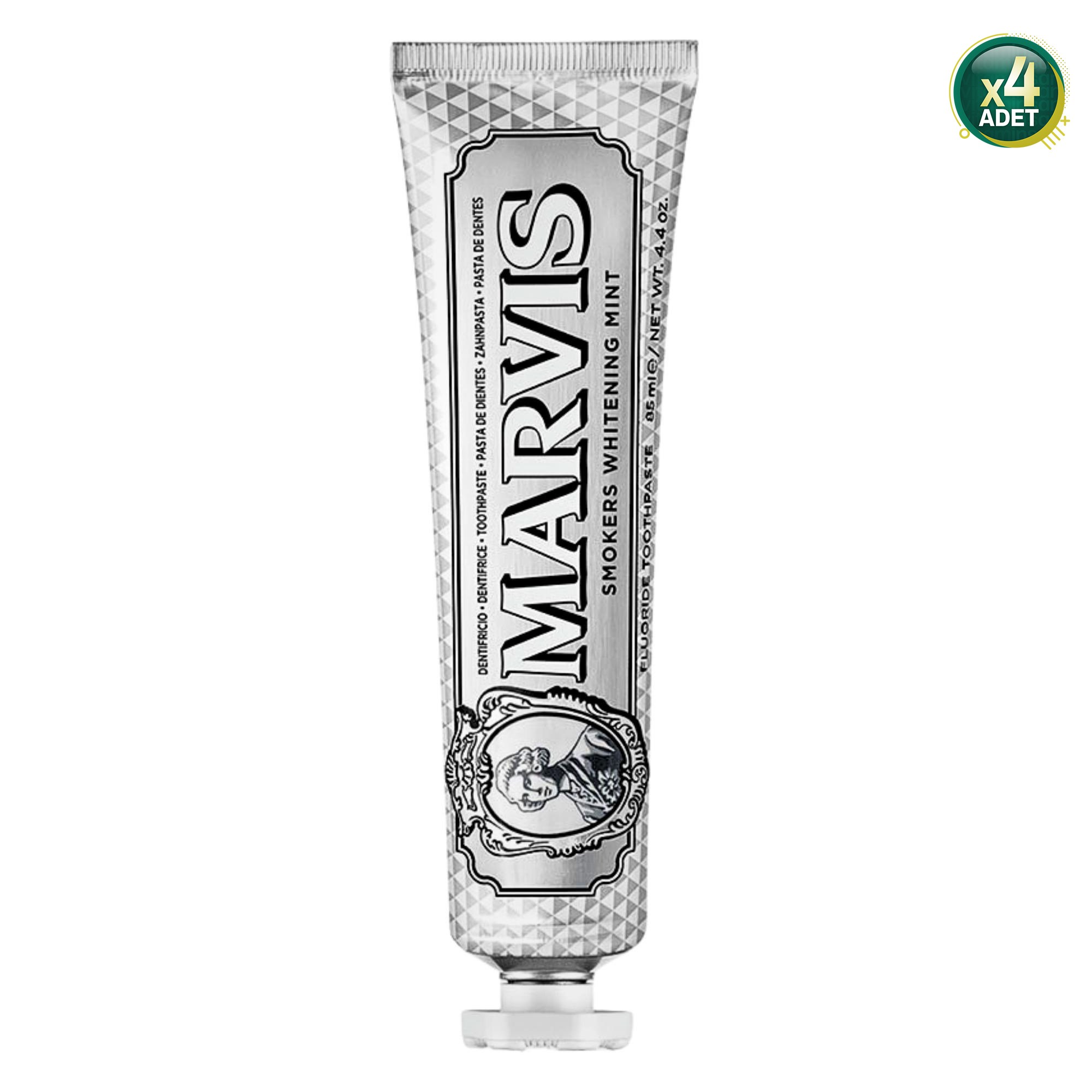 Marvis Smokers Whitening Mint Diş Macunu 85 ML 4 Adet