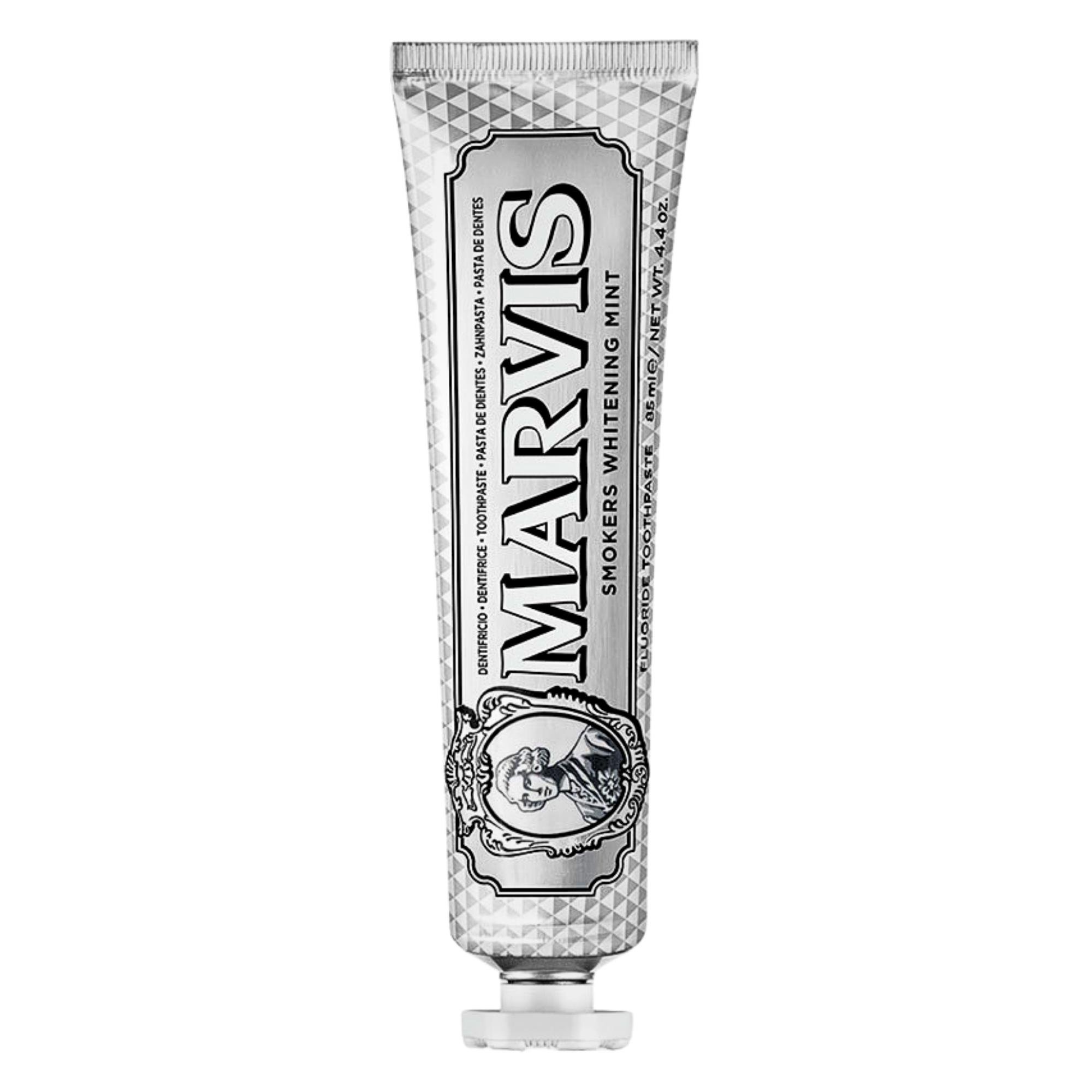 Marvis Whitening Mint Sigara İçenler için Beyazlatıcı 85 ml Florürlü Diş Macunu