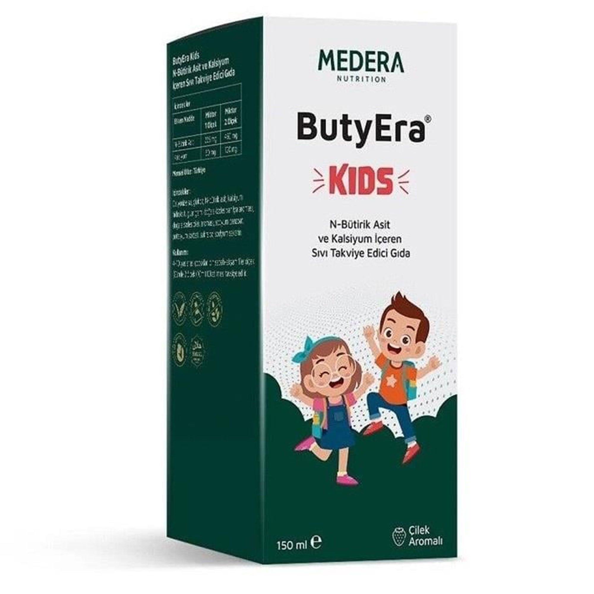 Medera ButyEra Kids Kalsiyum Bütirat 150 ml