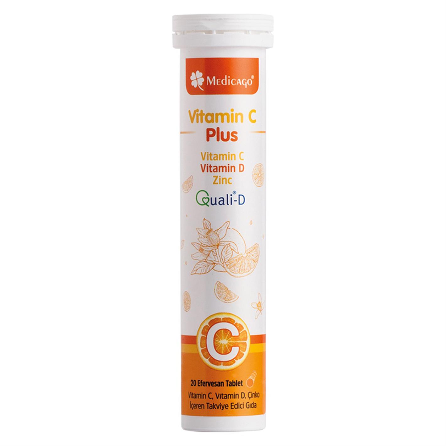 Medicago Vitamin C Plus 20 Efervesan Tablet