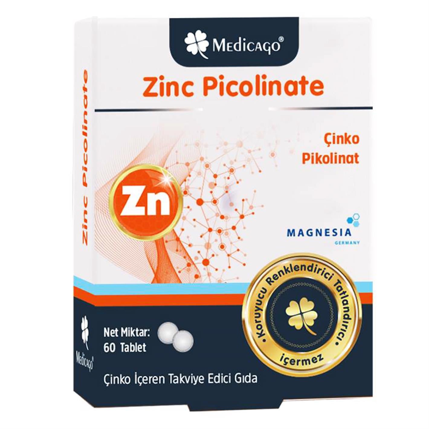 Medicago Zinc Picolinate 60 Tablet