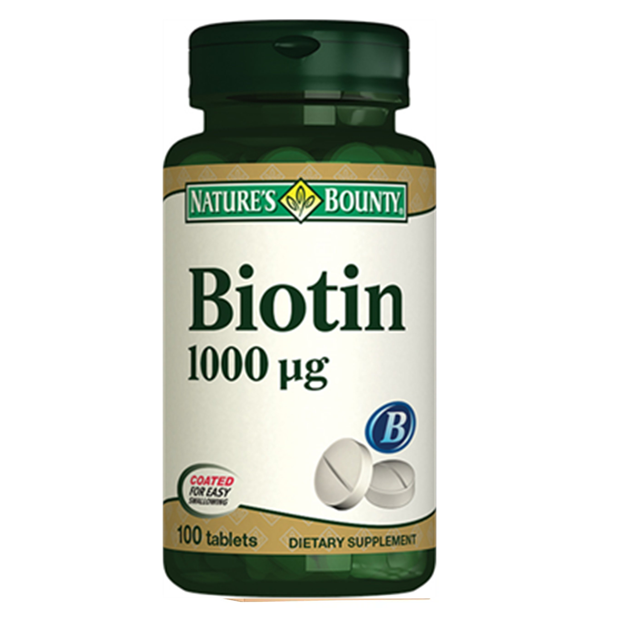 Nature's Bounty Biotin 1000 mcg 100 Tablet