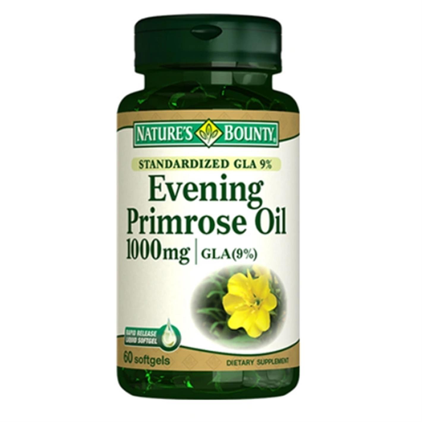 Natures Bounty Evening Primrose Oil 1000 mg Takviye Edici Gıda 60 Kapsül