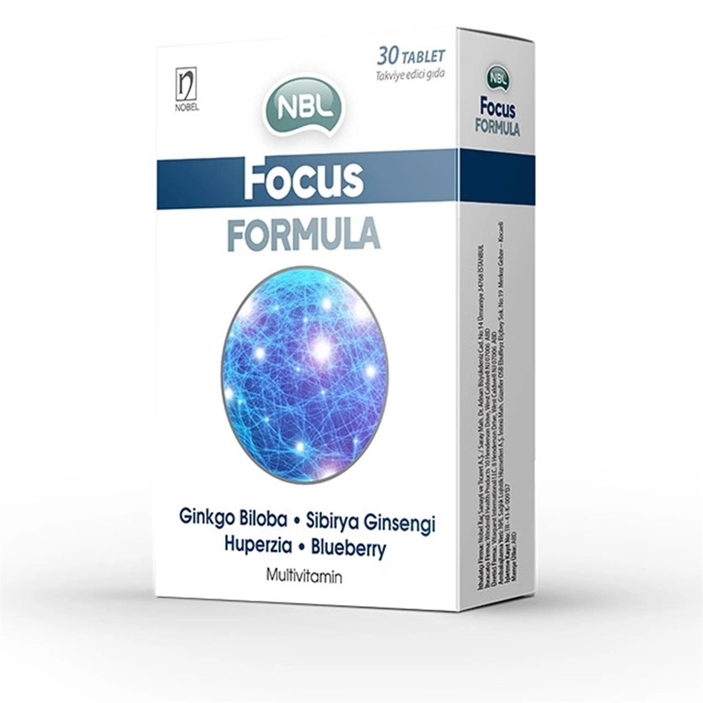 NBL Focus Formula 30 Tablet