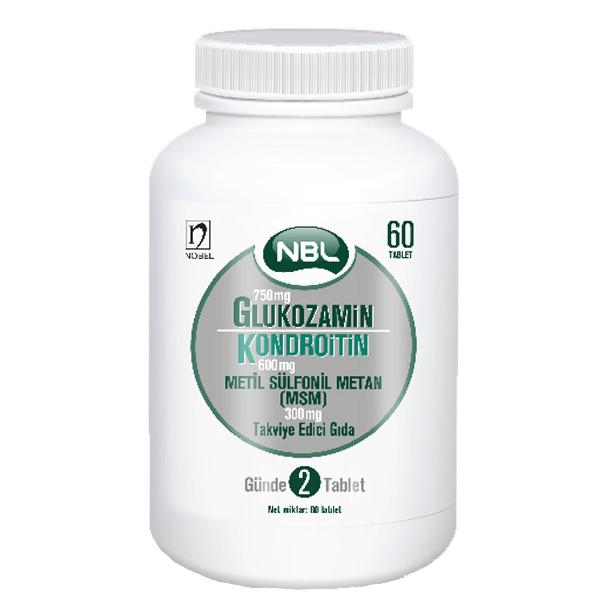 NBL Glukozamin Kondroitin MSM 60 Tablet