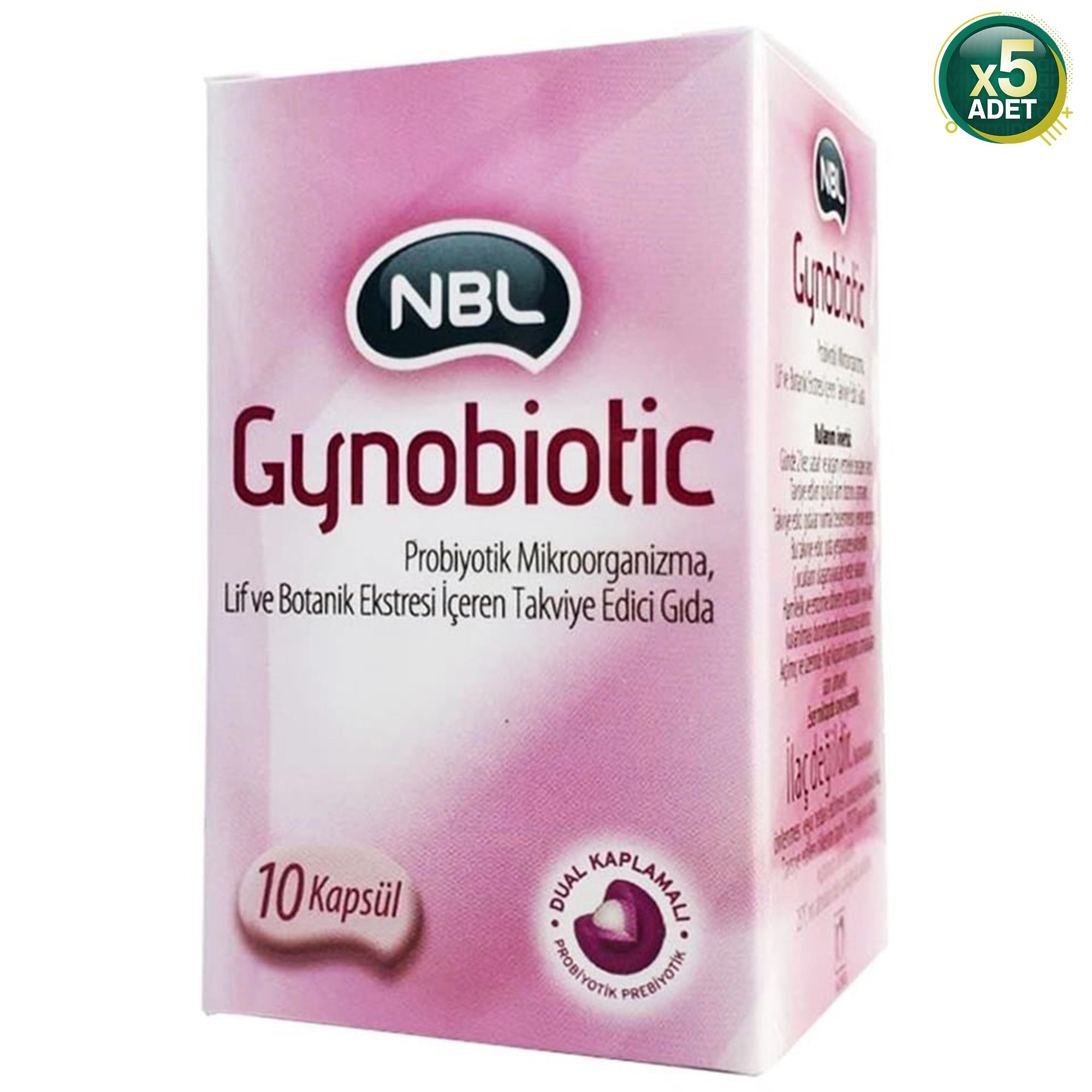 Nbl Gynobıotıc 10 Kapsul - 5 Adet