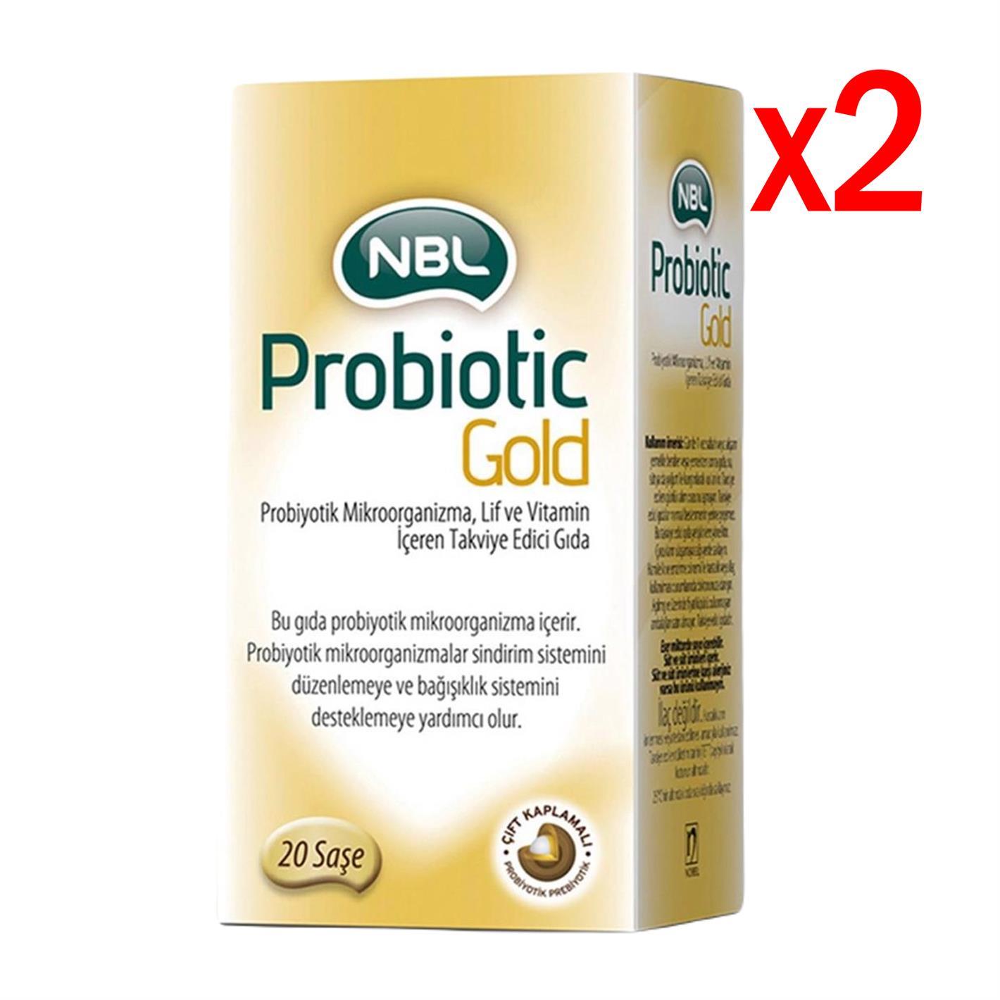 NBL Probiotic Gold 20 Stick Saşe 2 Adet