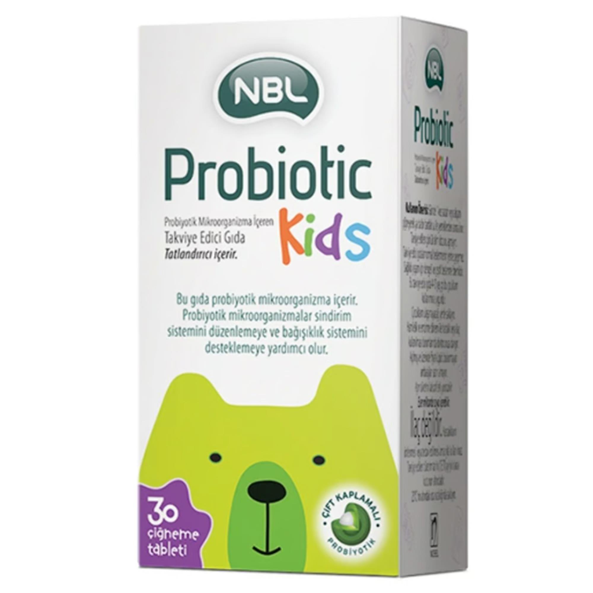 NBL Probiotic Kids 30 Çiğneme Tableti