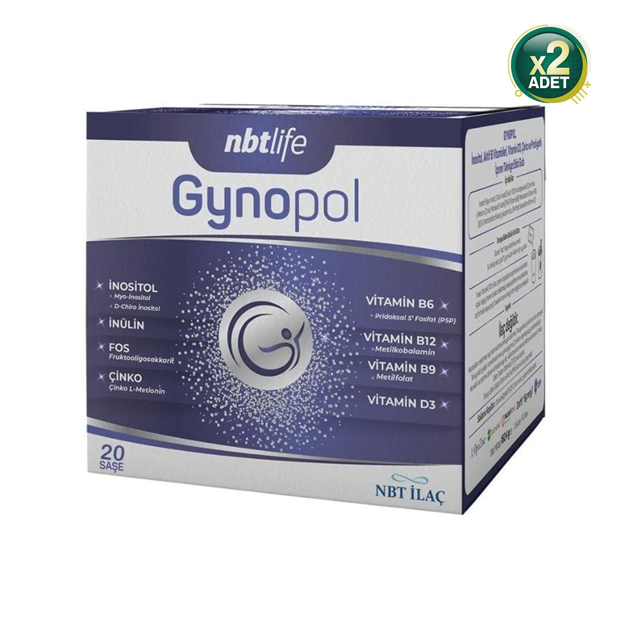 Nbt Life Gynopol 20 Saşe 2 Adet