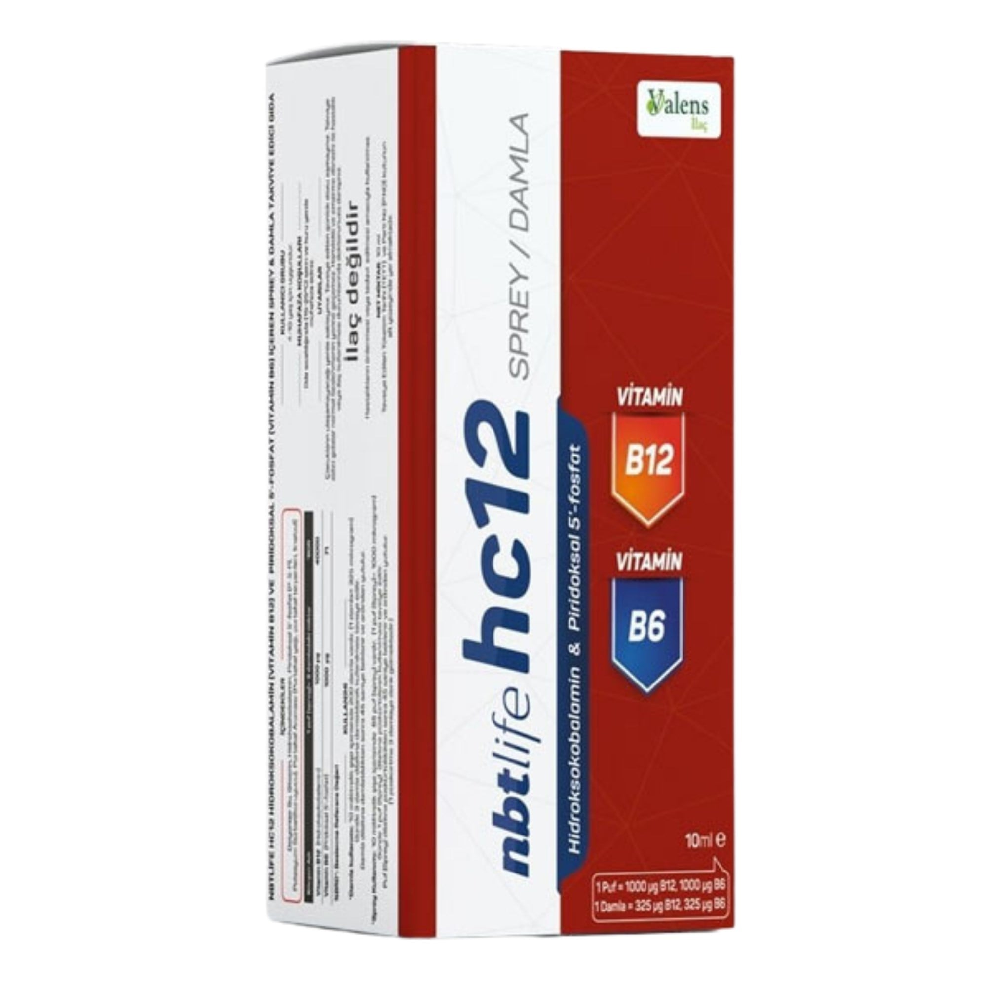 NBT Life HC12 Damla Sprey 10 ml