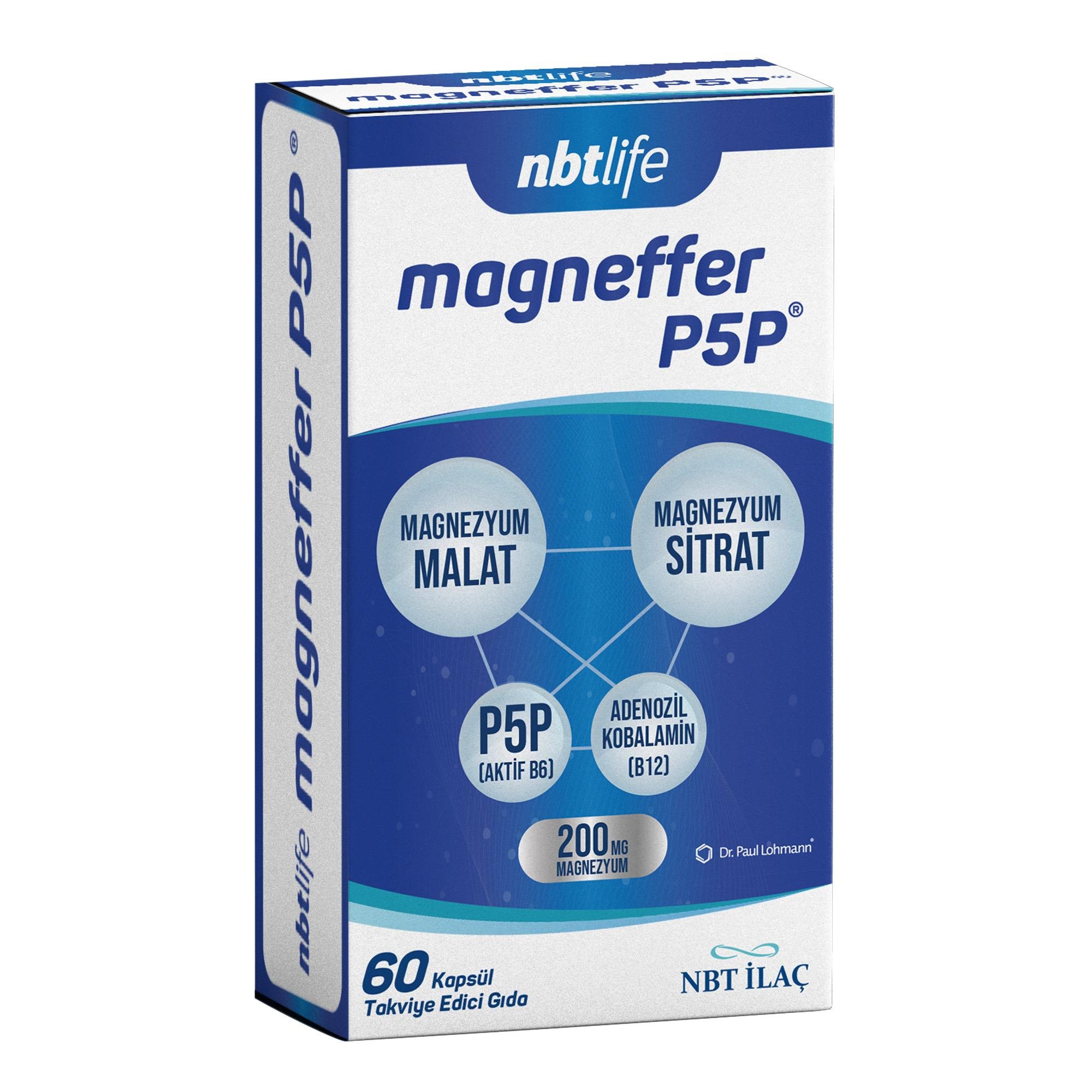Nbt Life Magneffer P5P 60 Kapsül