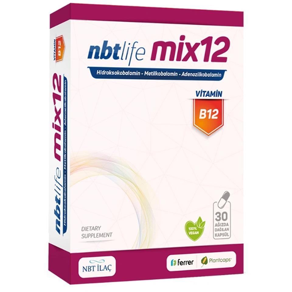 Nbt Life Mix 12 Takviye Edici Gıda 30 Kapsül