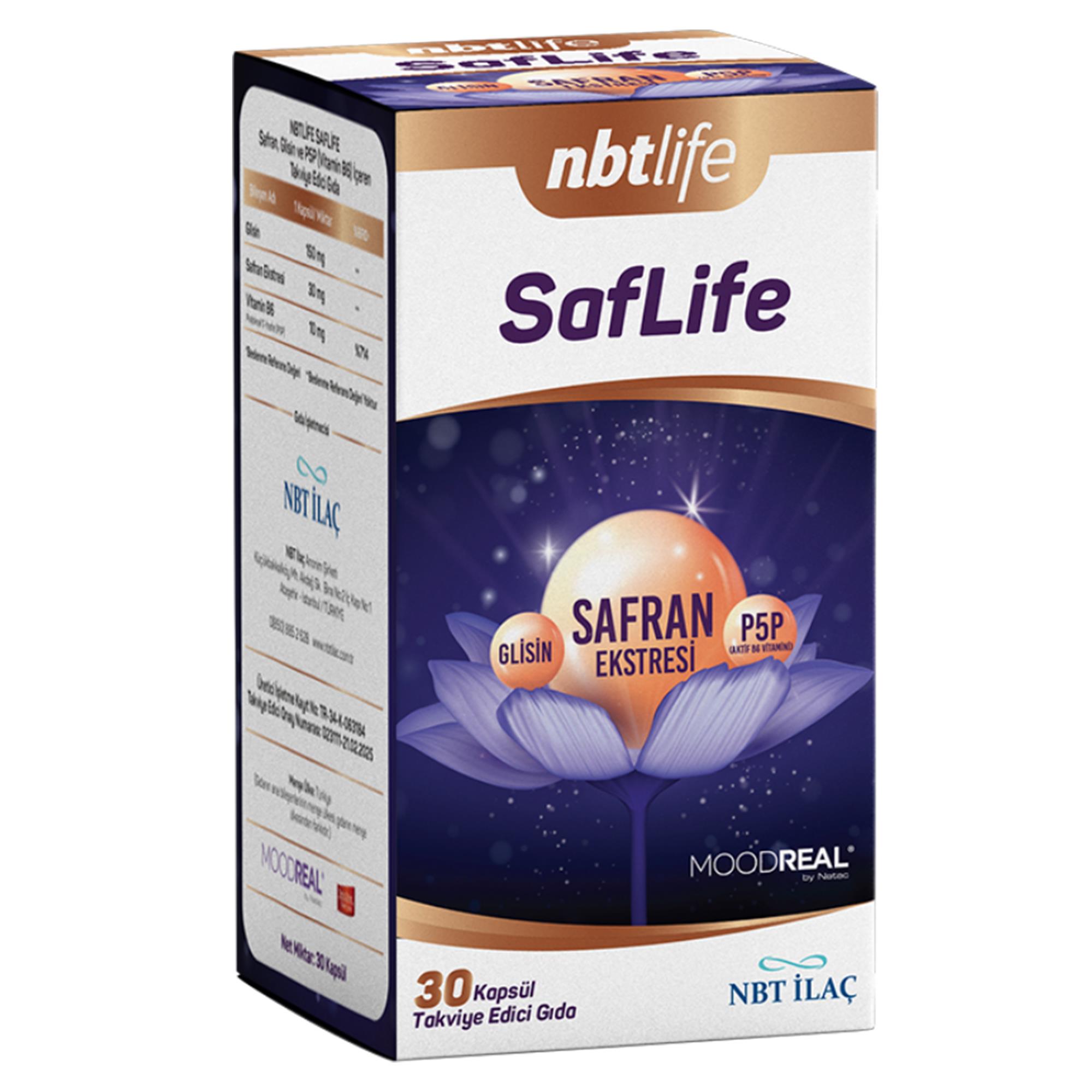 Nbt Life Saflife Safran Ekstresi 30 Kapsül