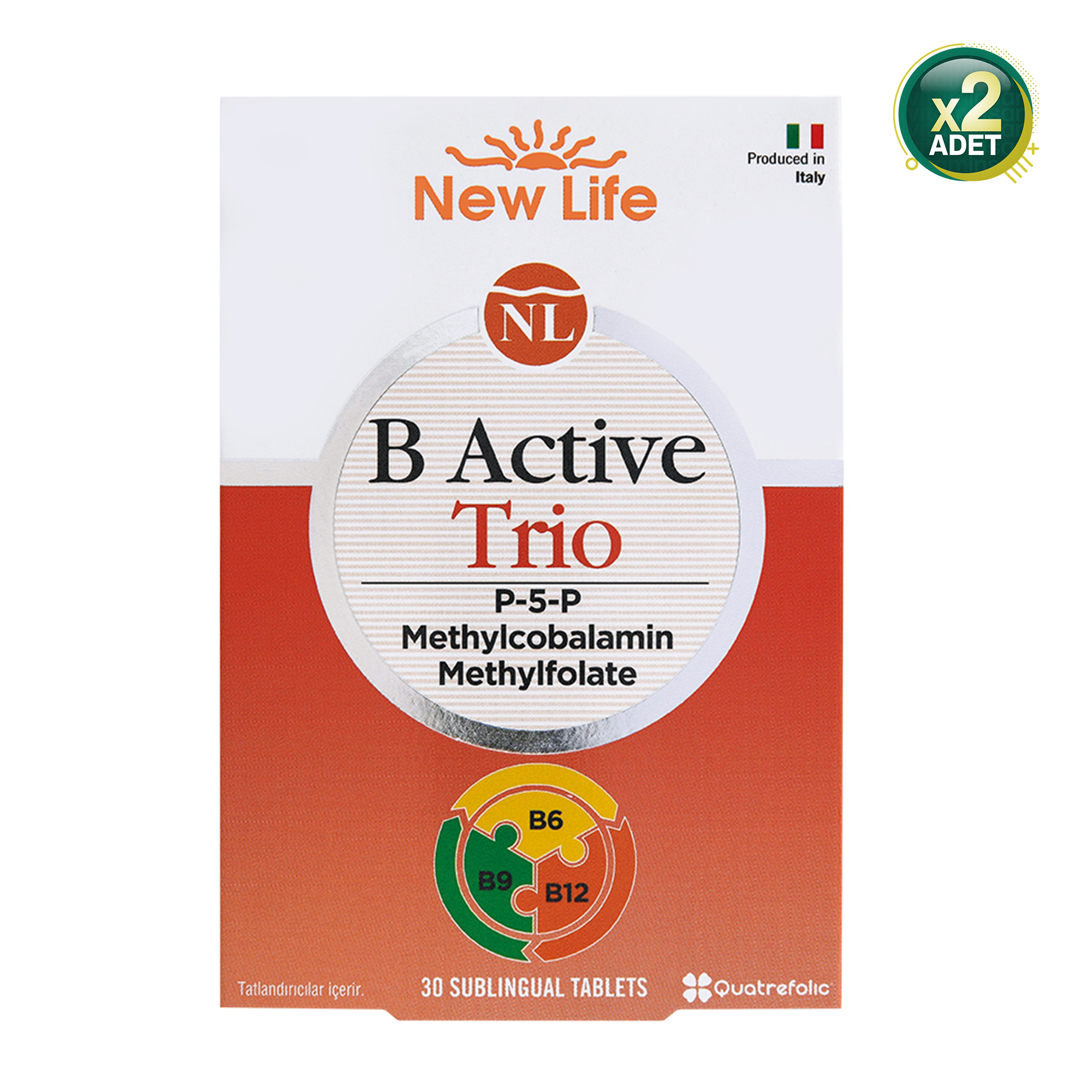 New Life B Active Trio 30 Tablet 2 Adet