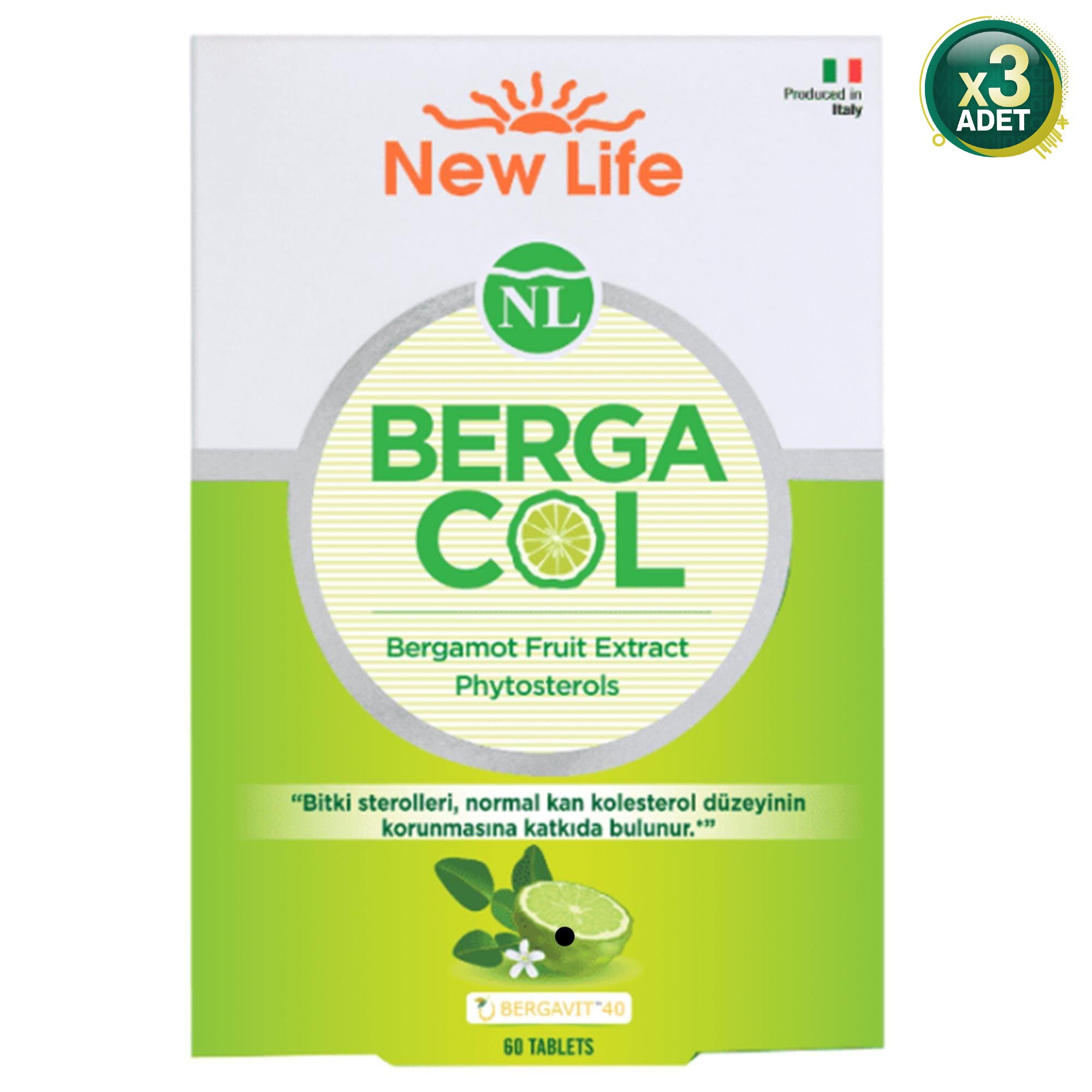 New Life Bergacol 60 Tablet - 3 Adet