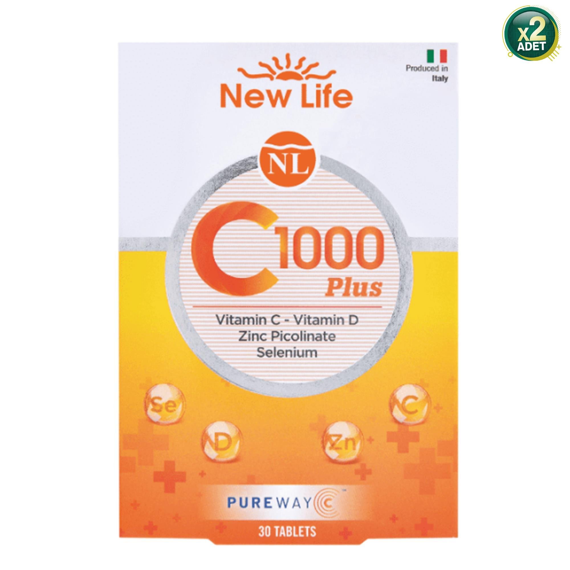 New Life C 1000 Plus 30 Tablet 2 Adet