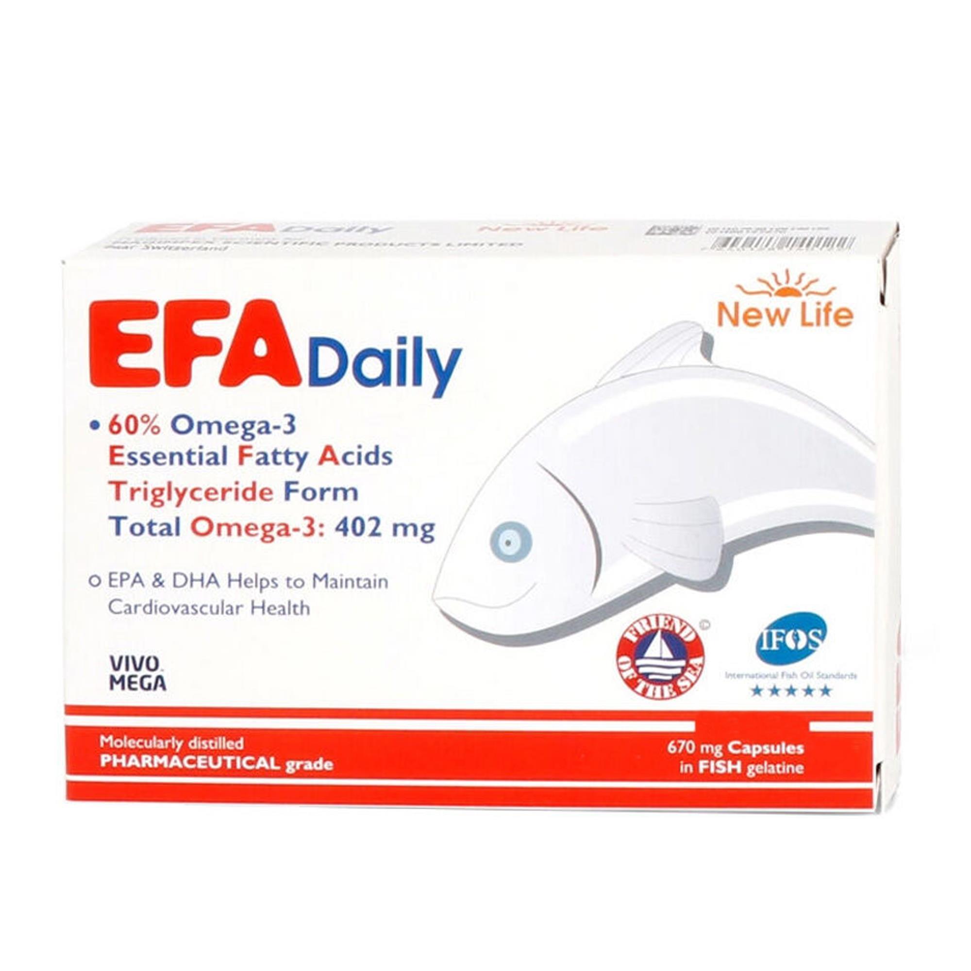 New Life Efa Daily Omega 3 Balık Yağı 30 Kapsül
